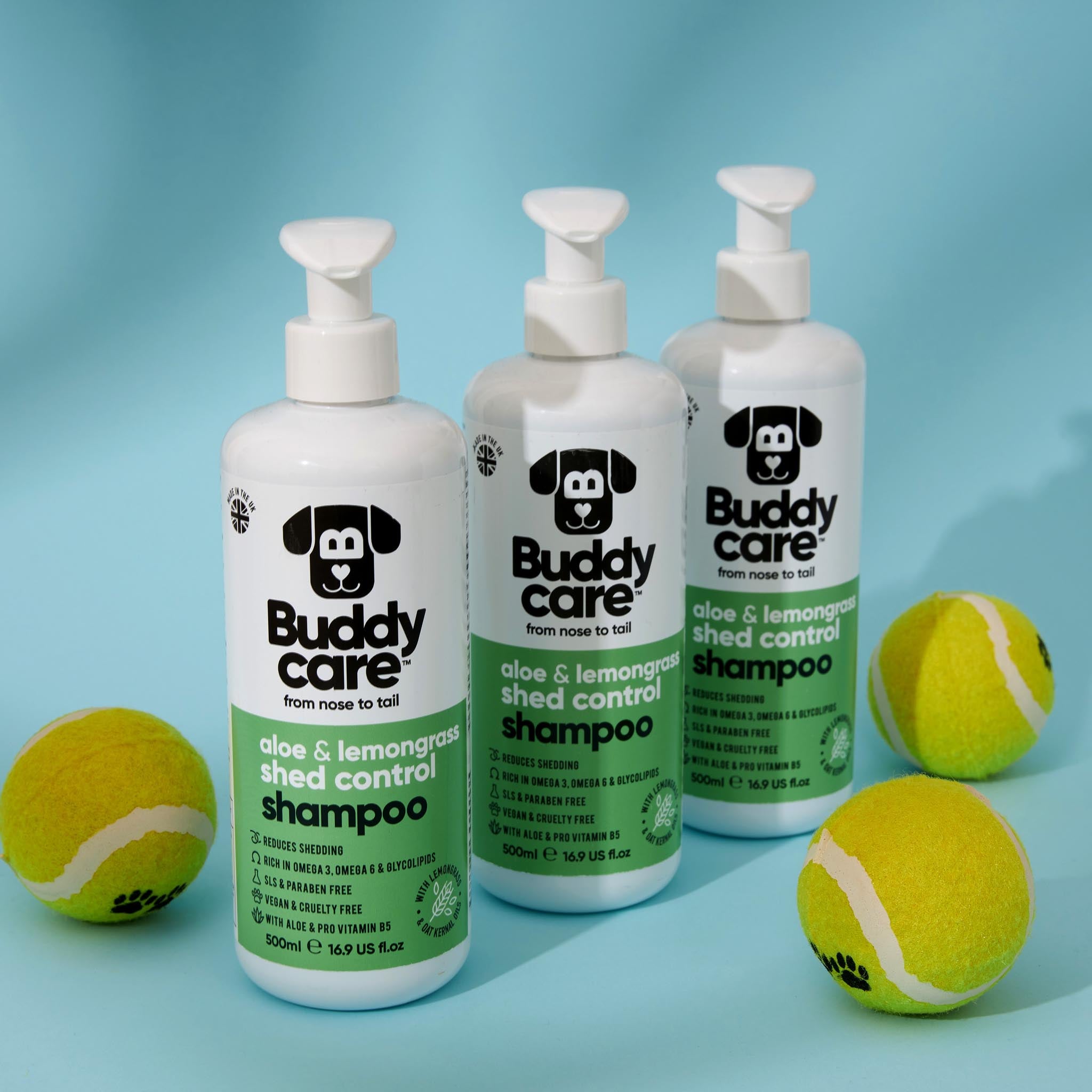 Shed Control Aloe & Lemongrass Dog Shampoo by Buddycare