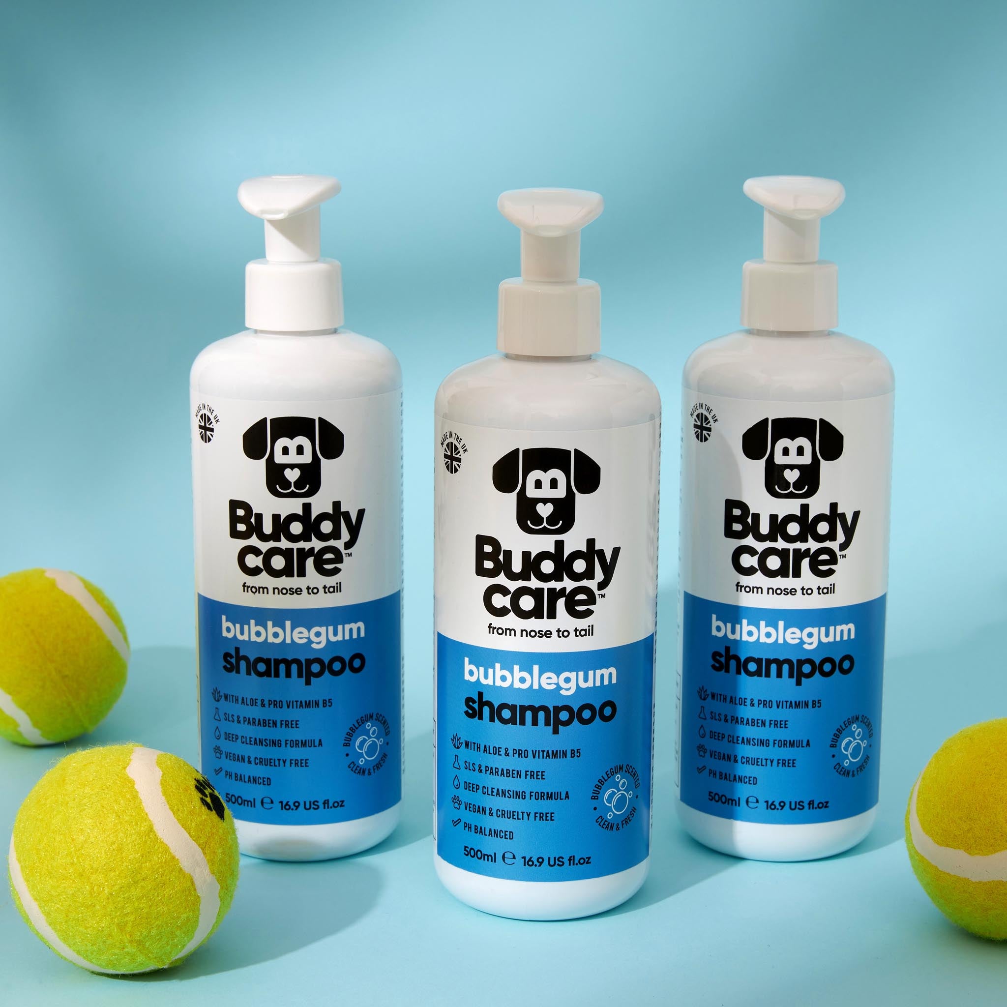Bubblegum Dog Shampoo by Buddycare