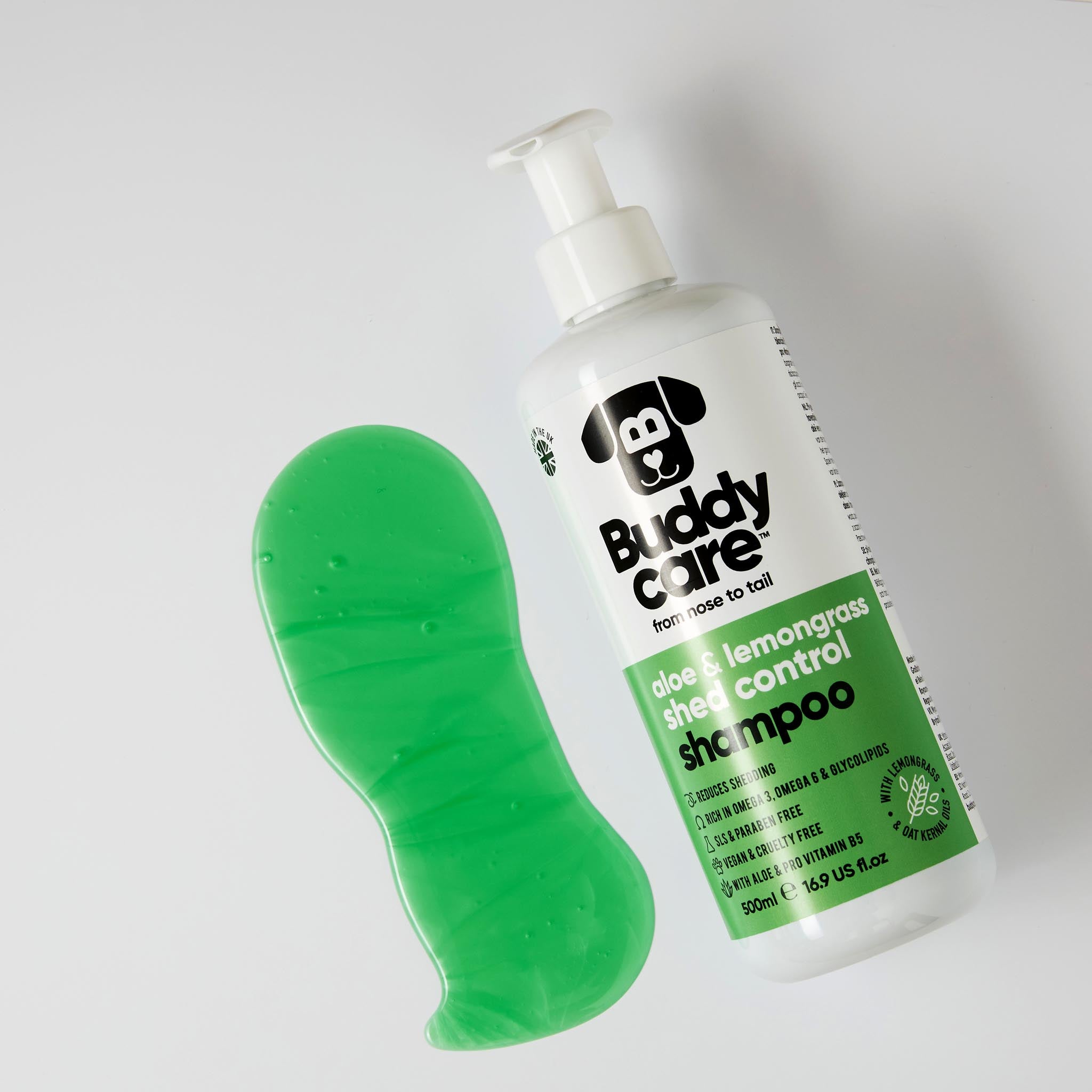 Shed Control Aloe & Lemongrass Dog Shampoo by Buddycare