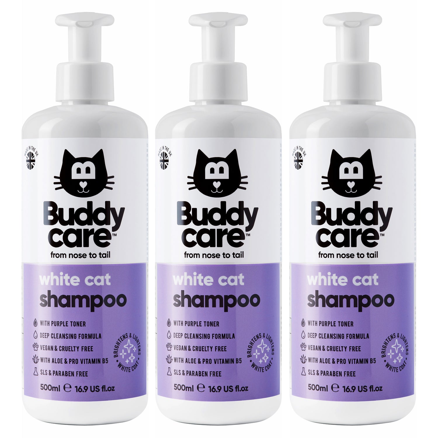 White Cat Shampoo by Buddycare
