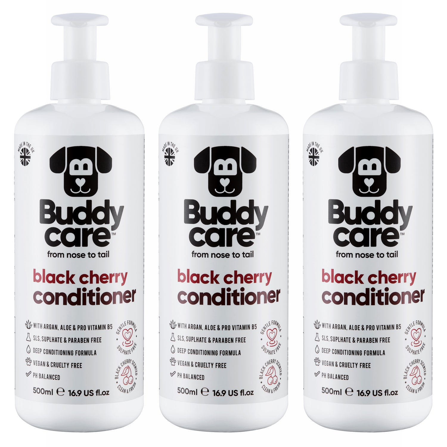 Black Cherry Dog Conditioner by Buddycare