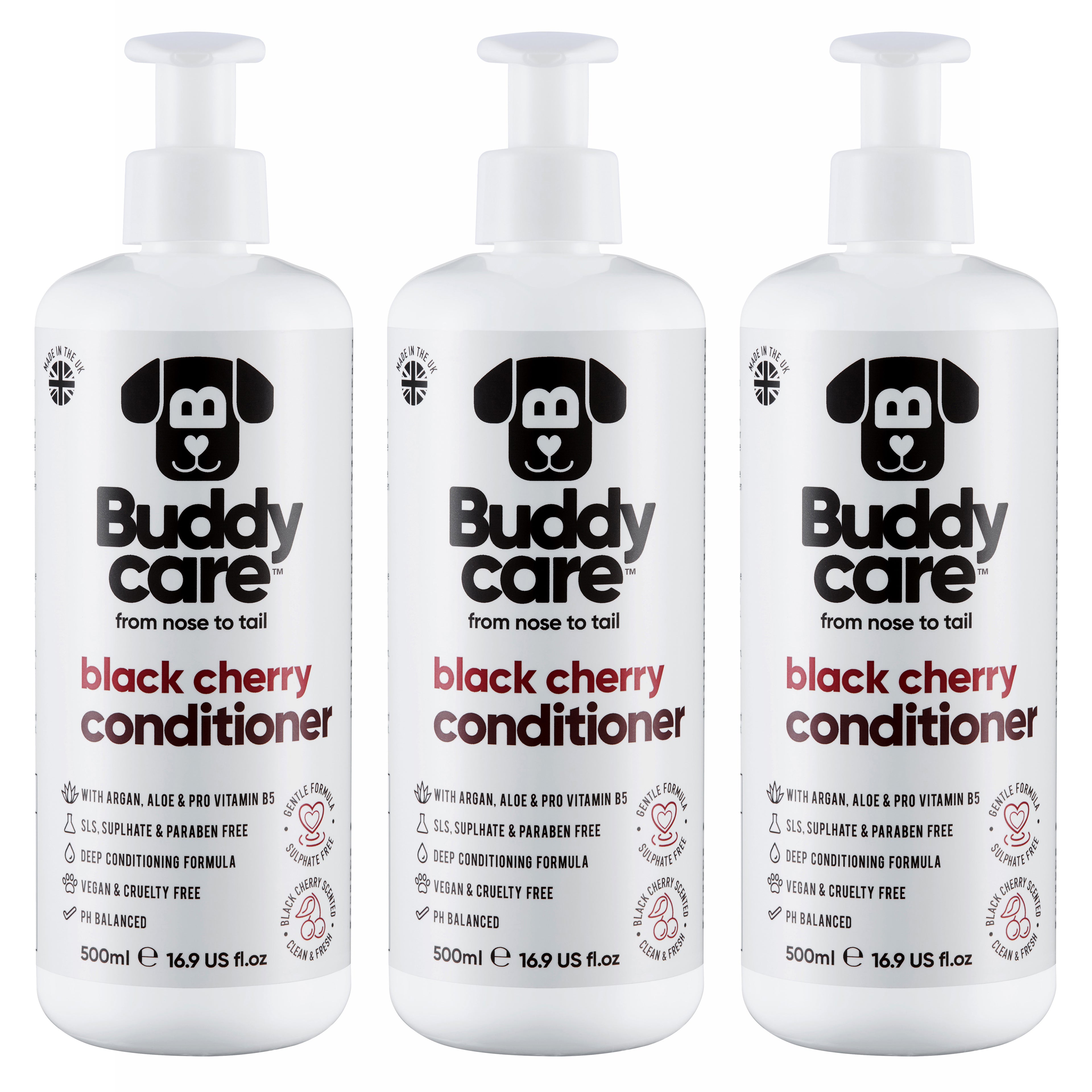 Black Cherry Dog Conditioner by Buddycare