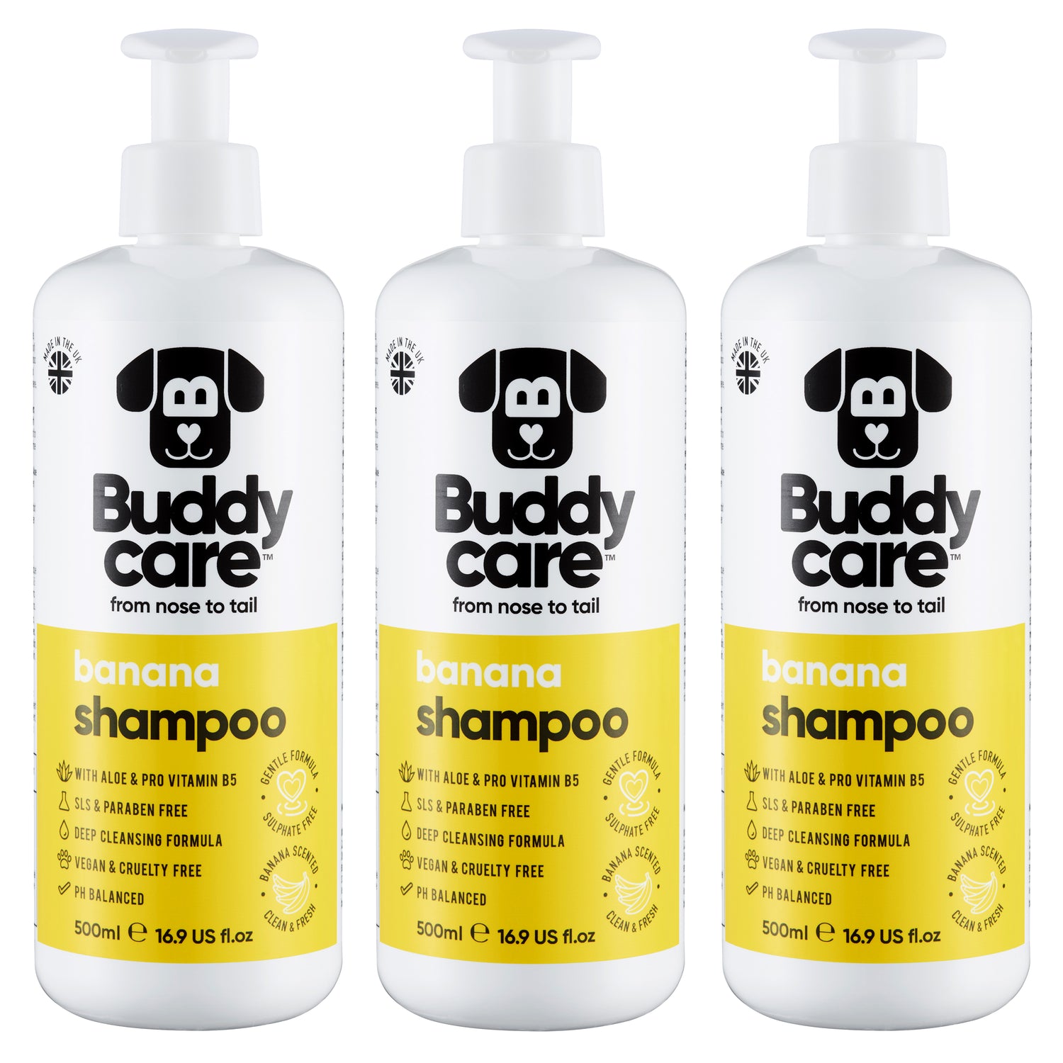 Banana Dog Shampoo by Buddycare