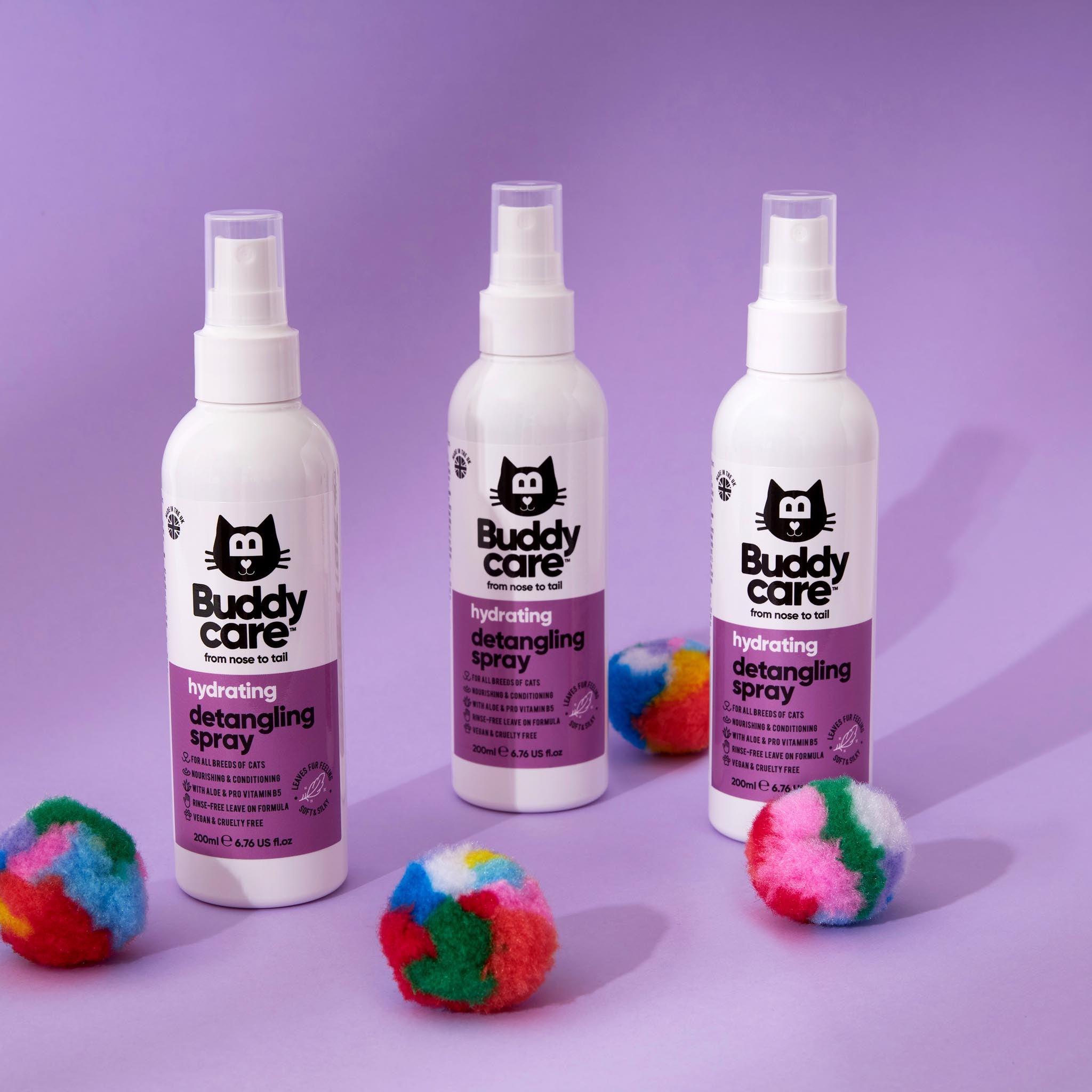 Cat Hydrating Detangling Spray by Buddycare