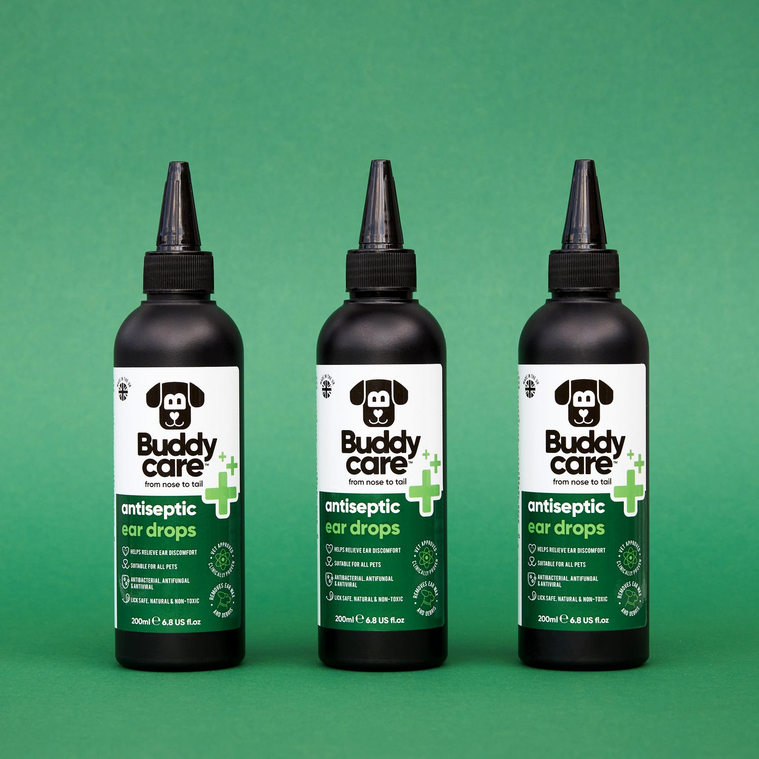 Pet Antiseptic Ear Drops by Buddycare
