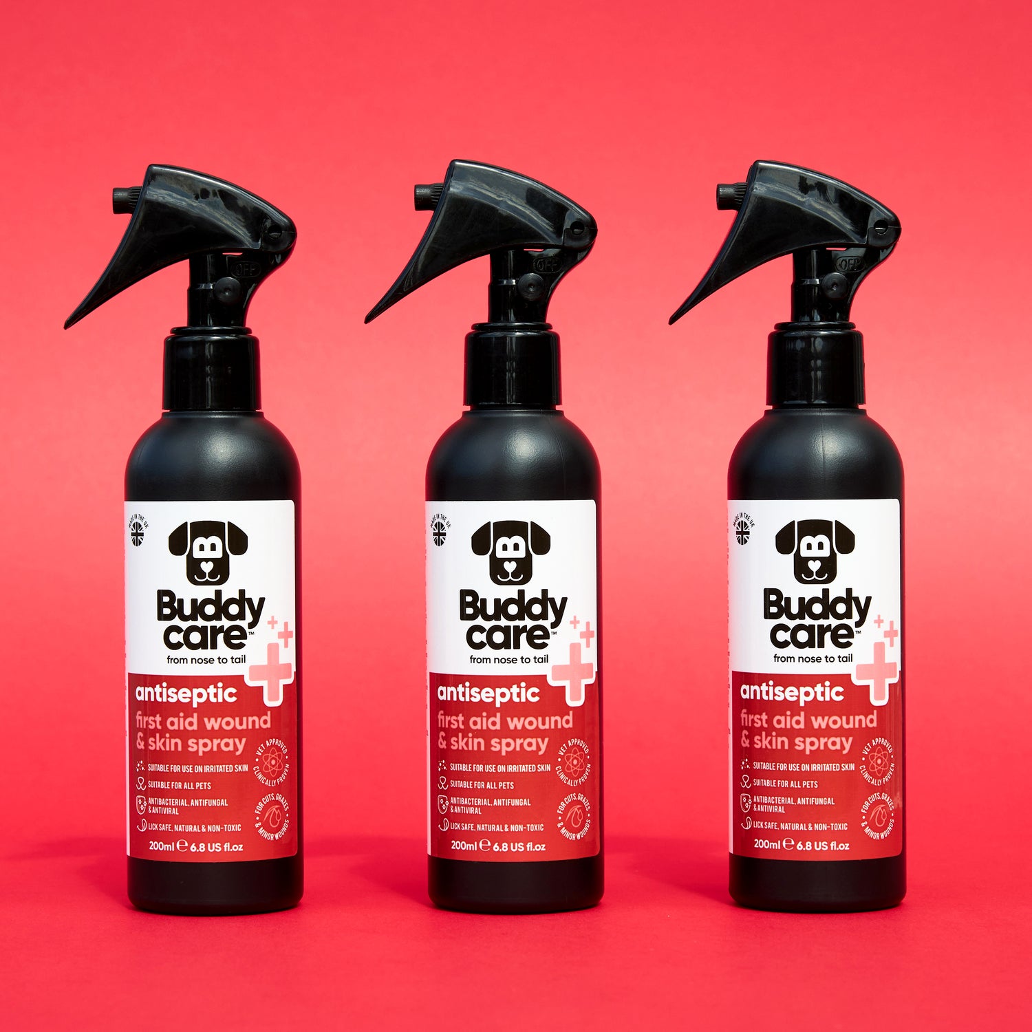 Pet Antiseptic First Aid & Wound Spray by Buddycare