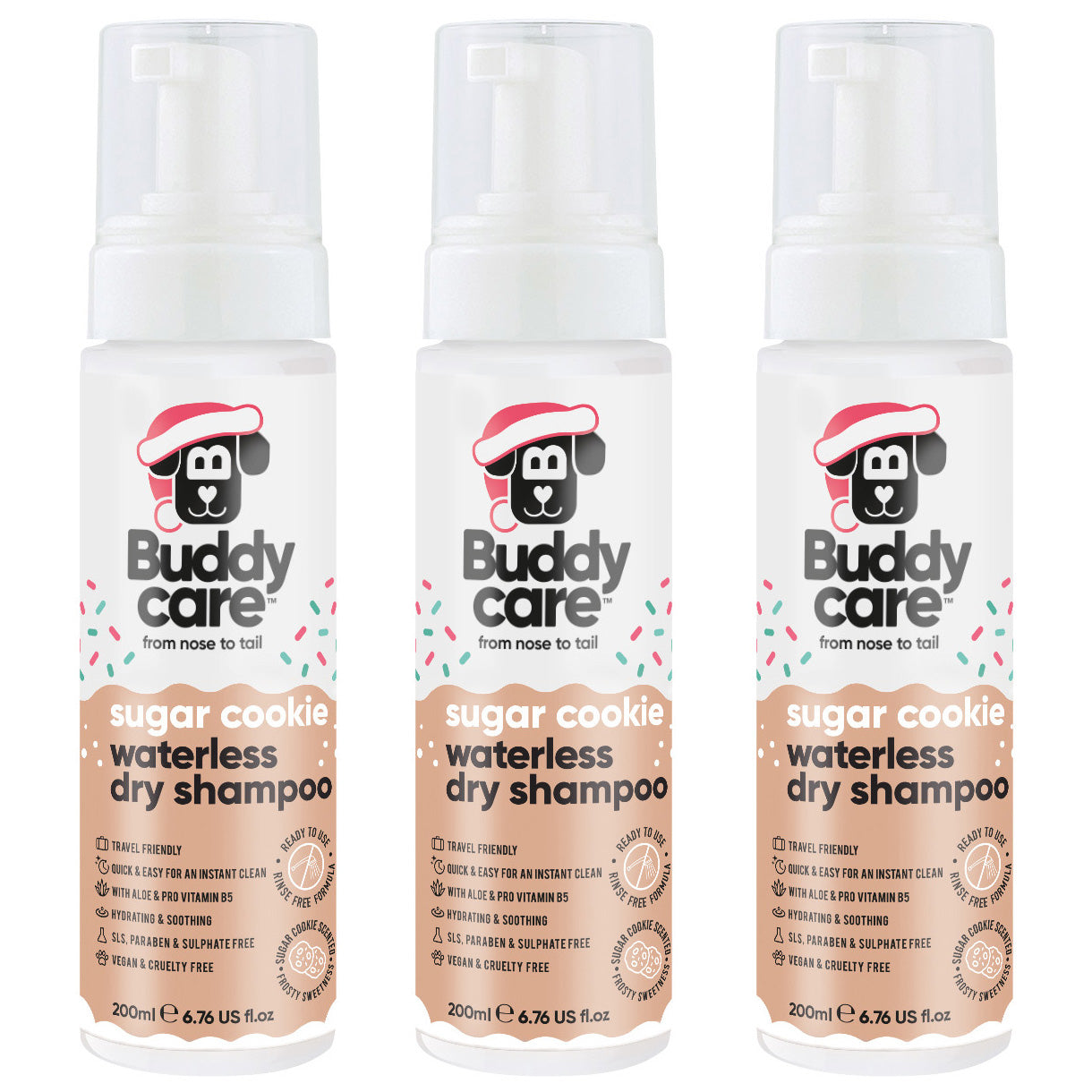 Sugar Cookie Waterless Dry Dog Shampoo