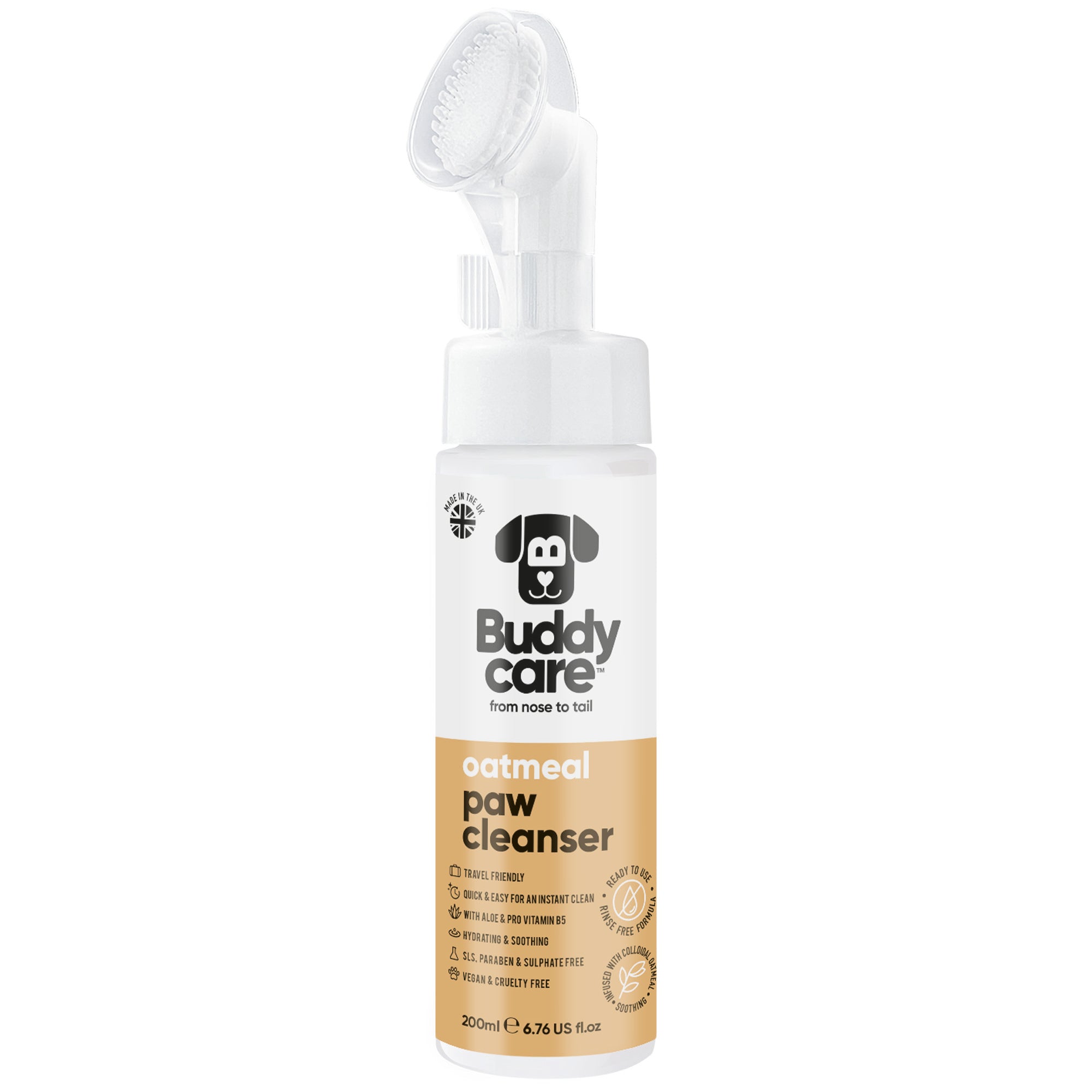 Oatmeal Paw Cleanser by Buddycare