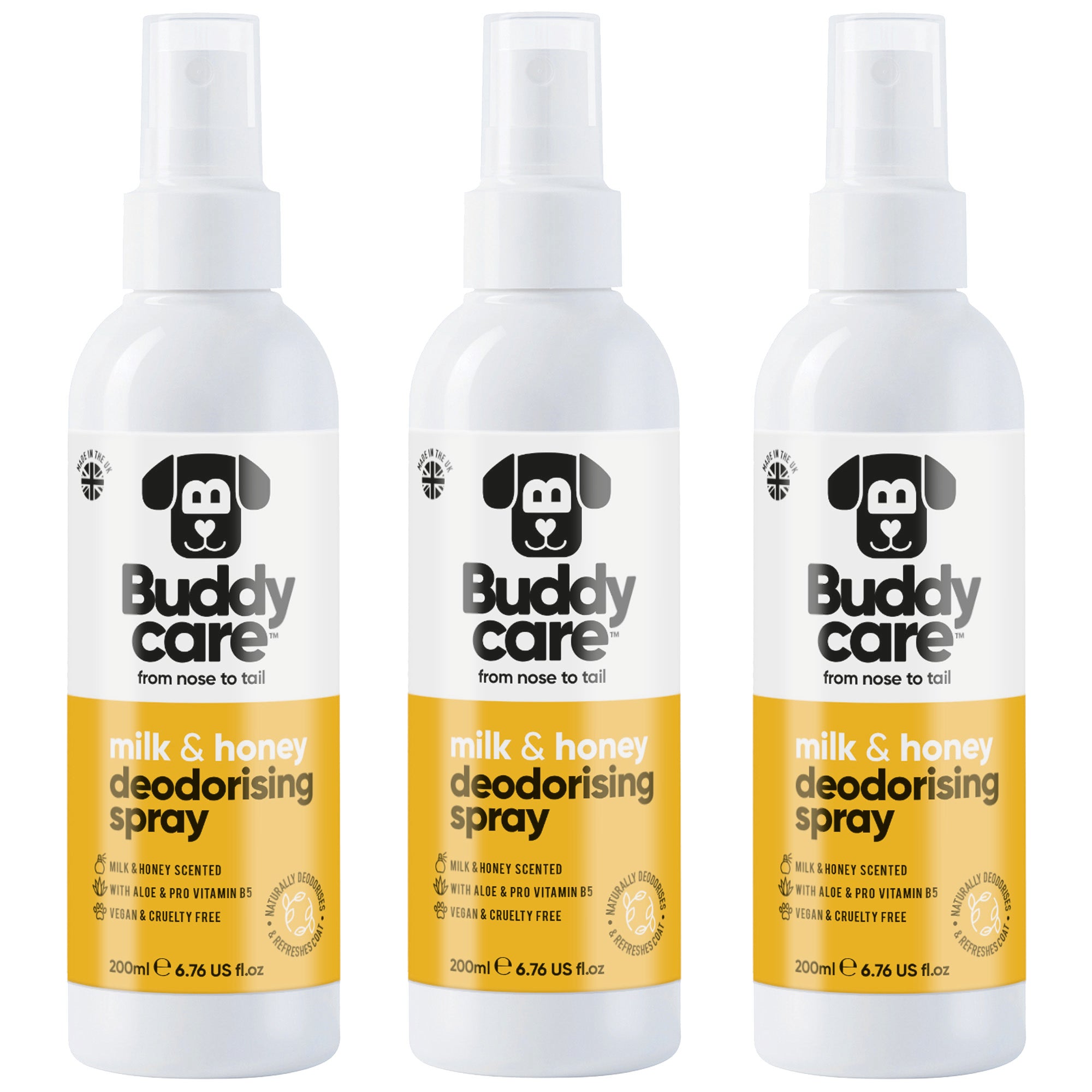 Milk & Honey Dog Deodorising Spray by Buddycare