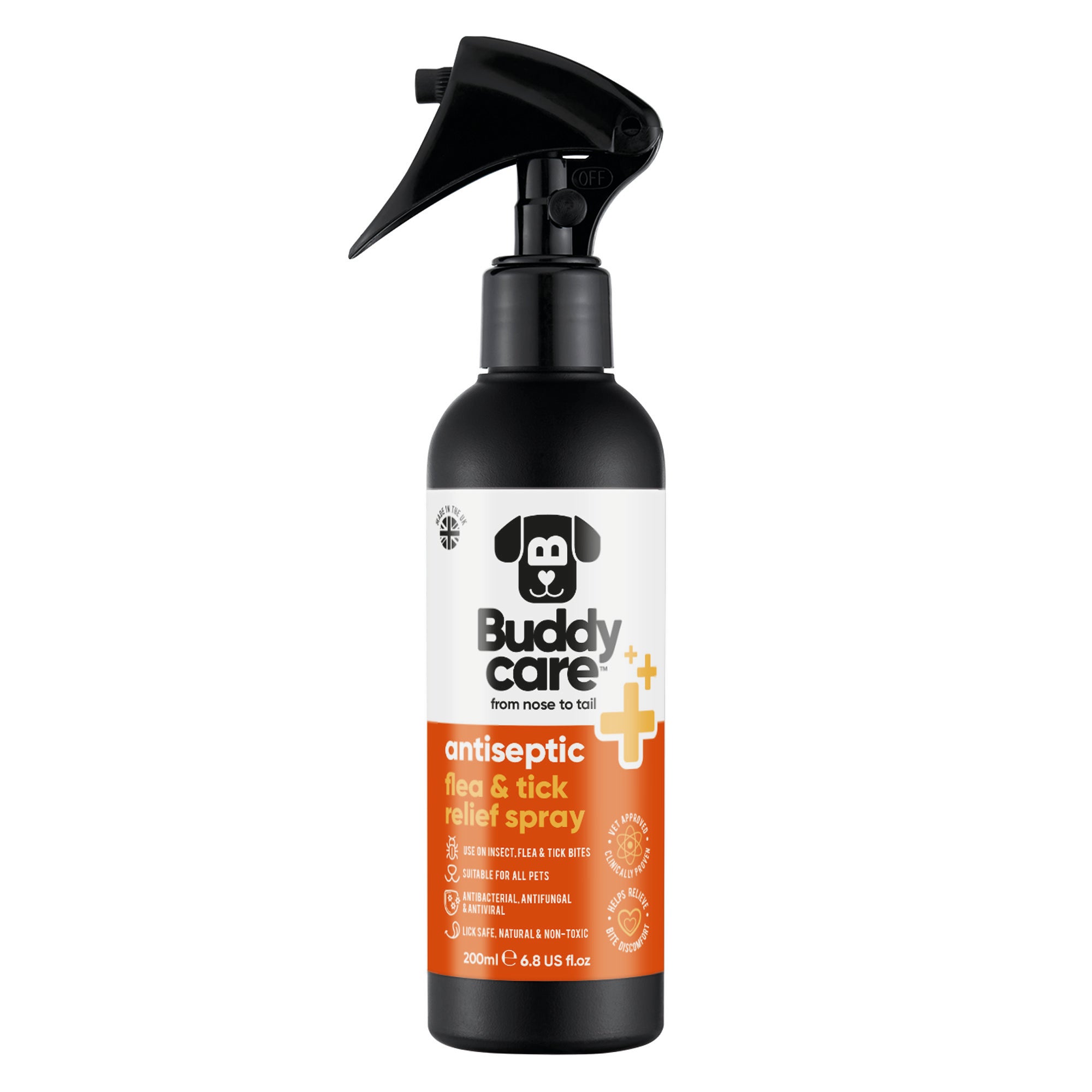 Pet Antiseptic Flea & Tick Relief Spray