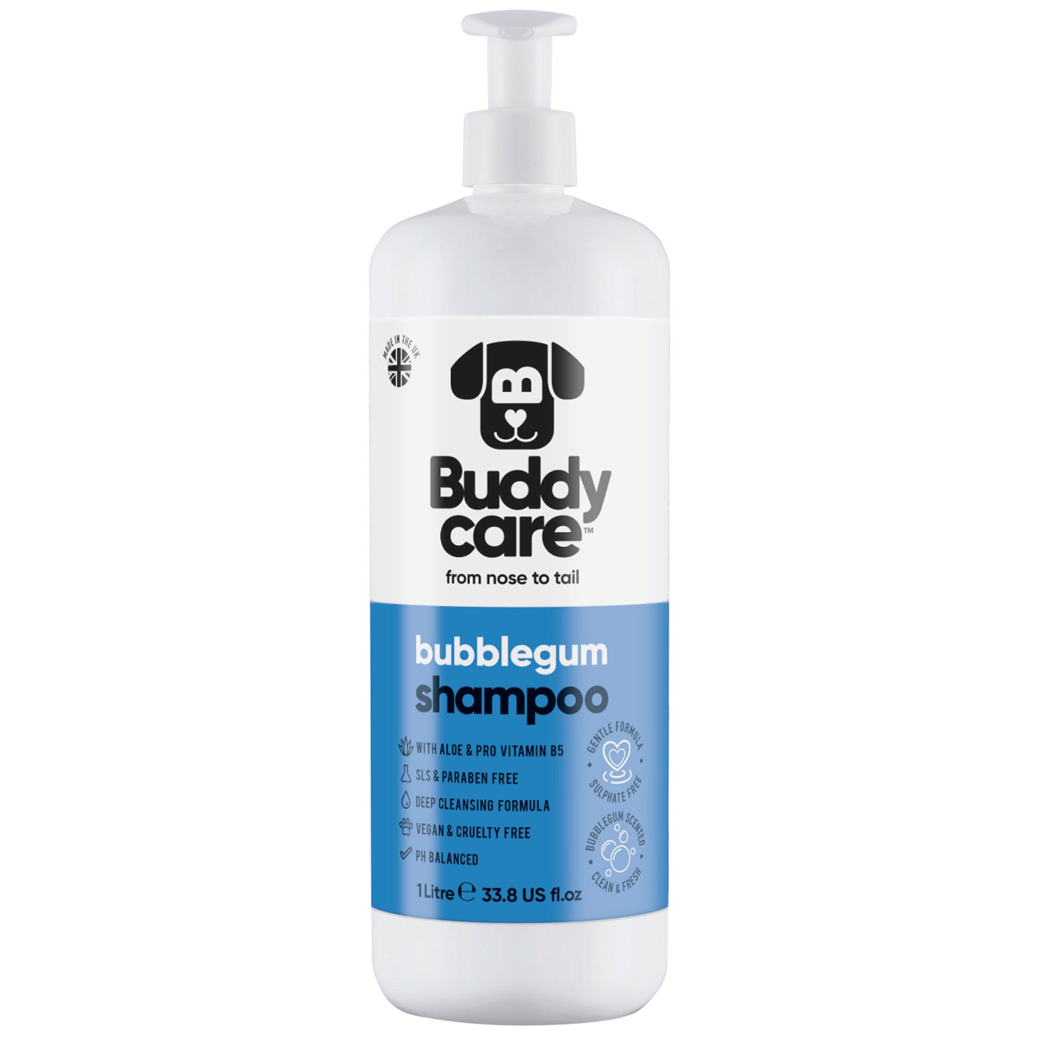 Bubblegum Dog Shampoo by Buddycare