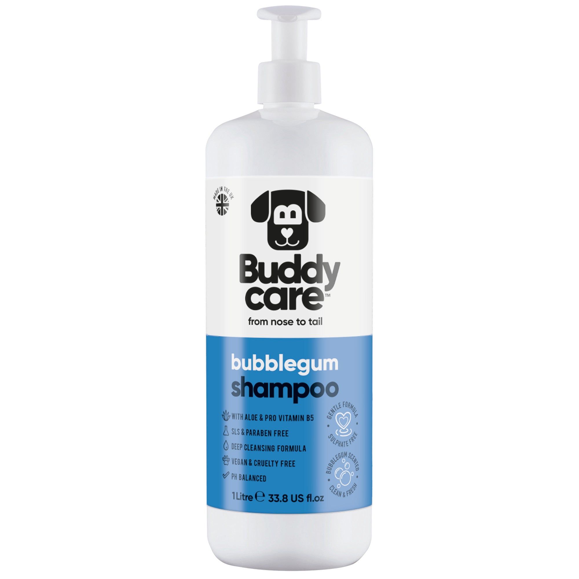 Bubblegum Dog Shampoo by Buddycare
