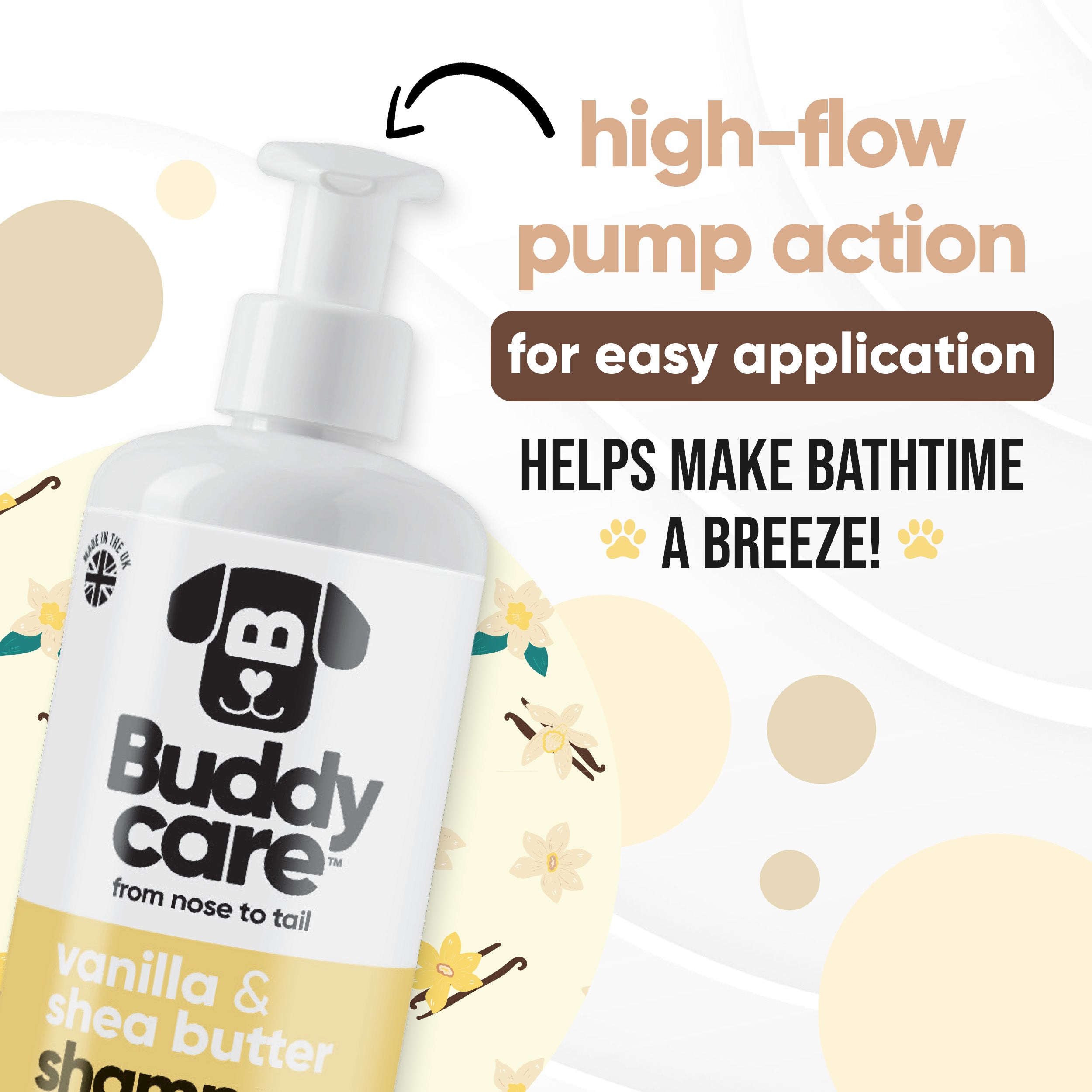 Vanilla & Shea Butter Dog Shampoo