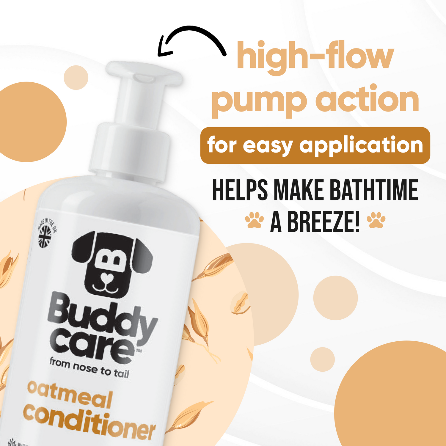 Oatmeal Dog Conditioner by Buddycare