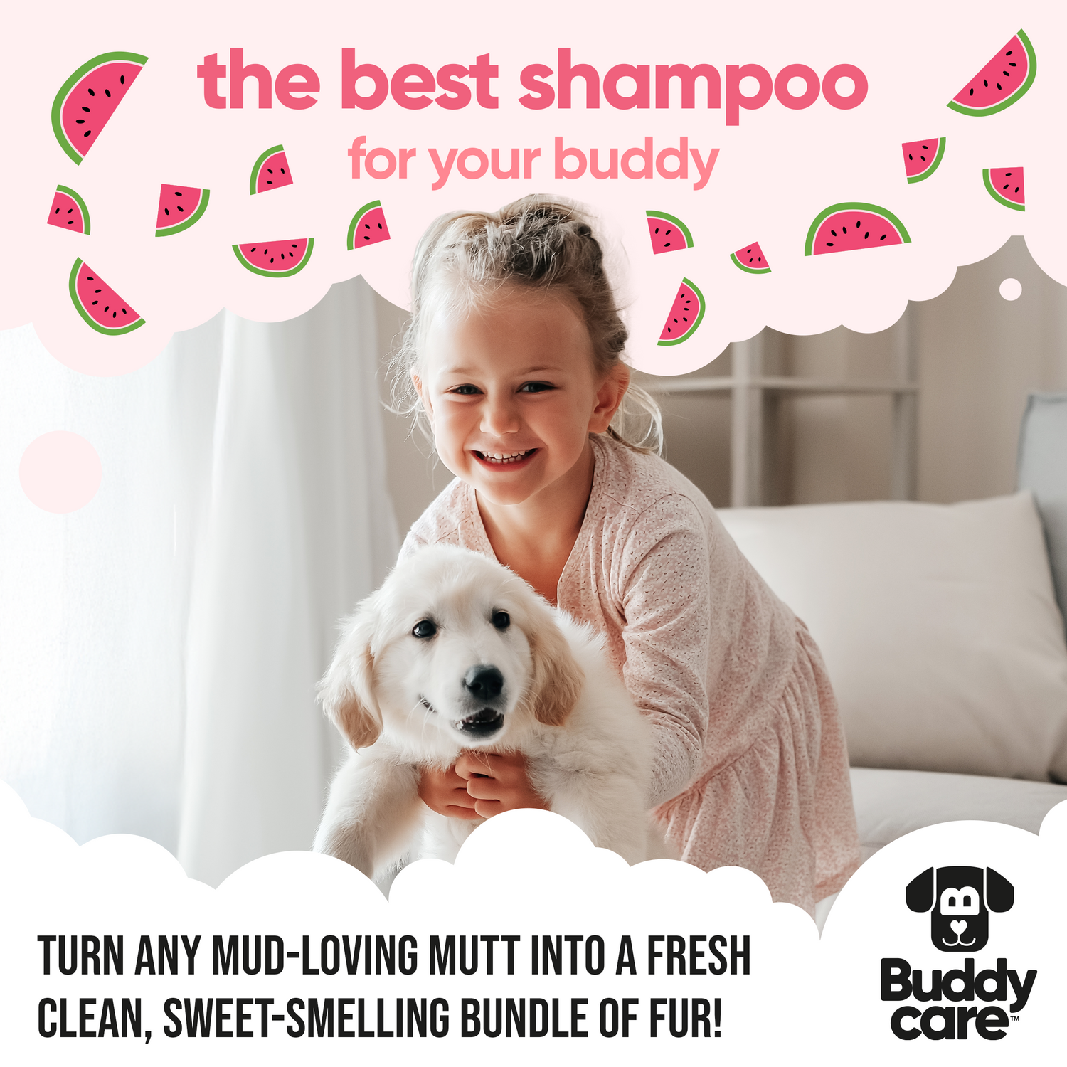 Watermelon Dog Shampoo by Buddycare