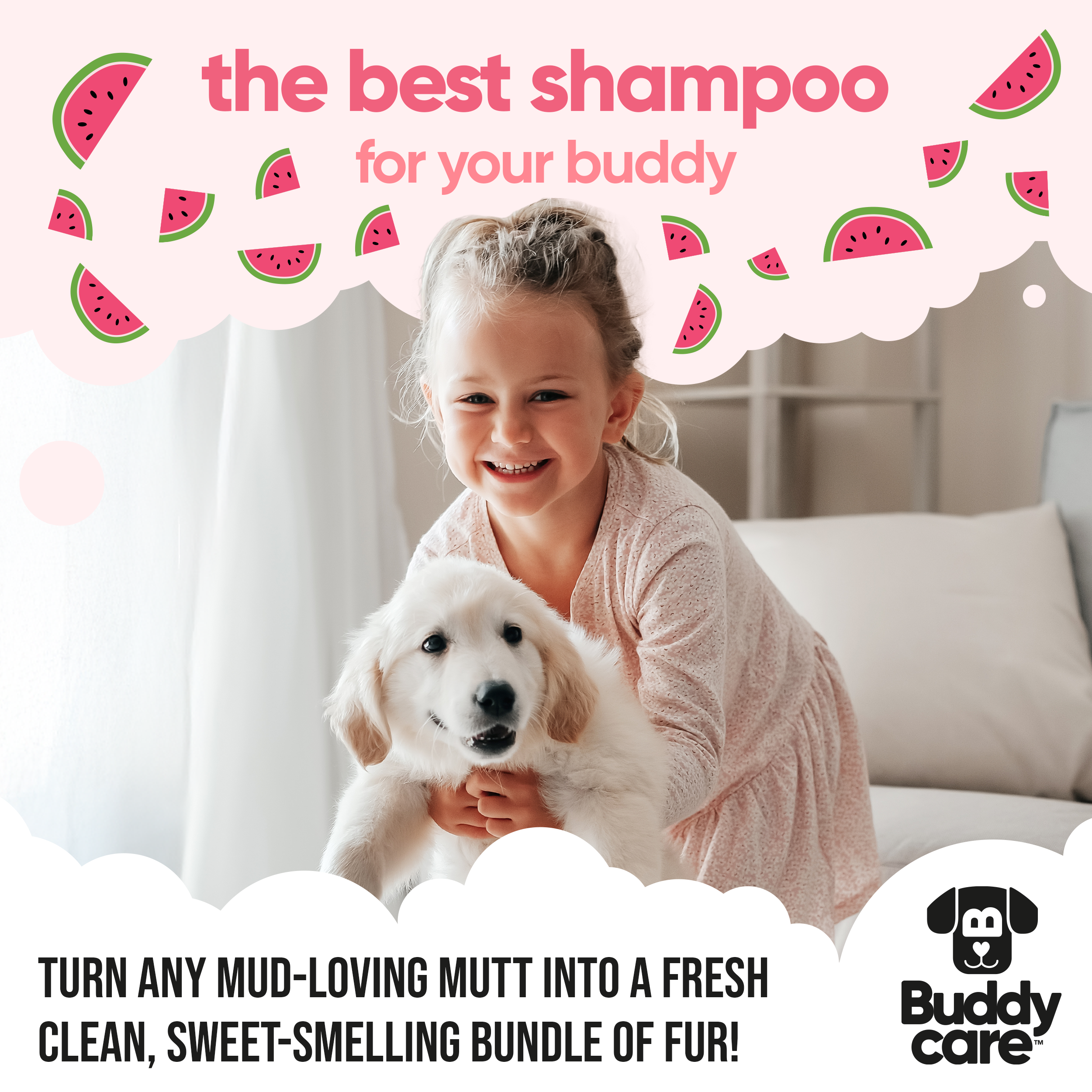 Watermelon Dog Shampoo by Buddycare