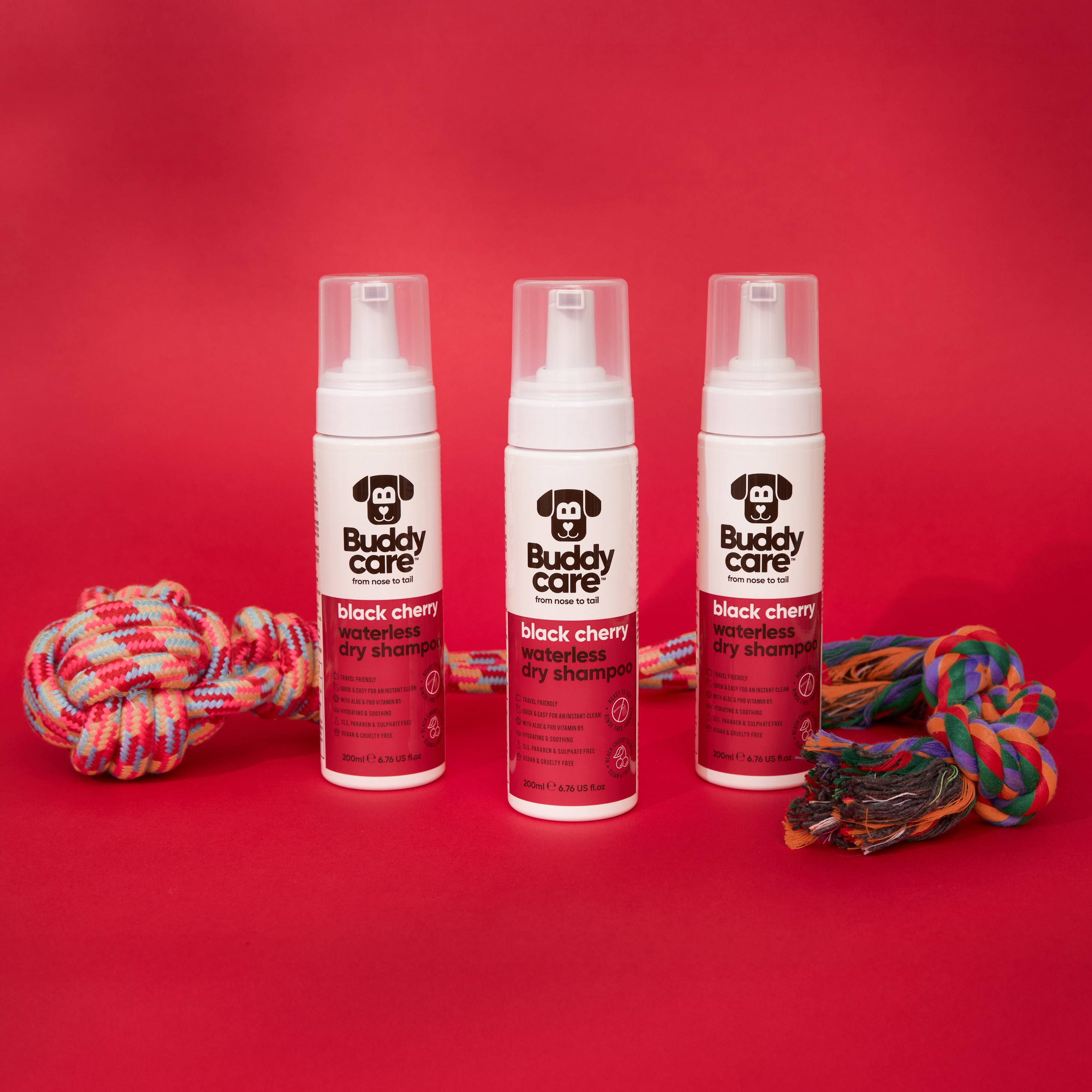 Black Cherry Waterless Dry Dog Shampoo