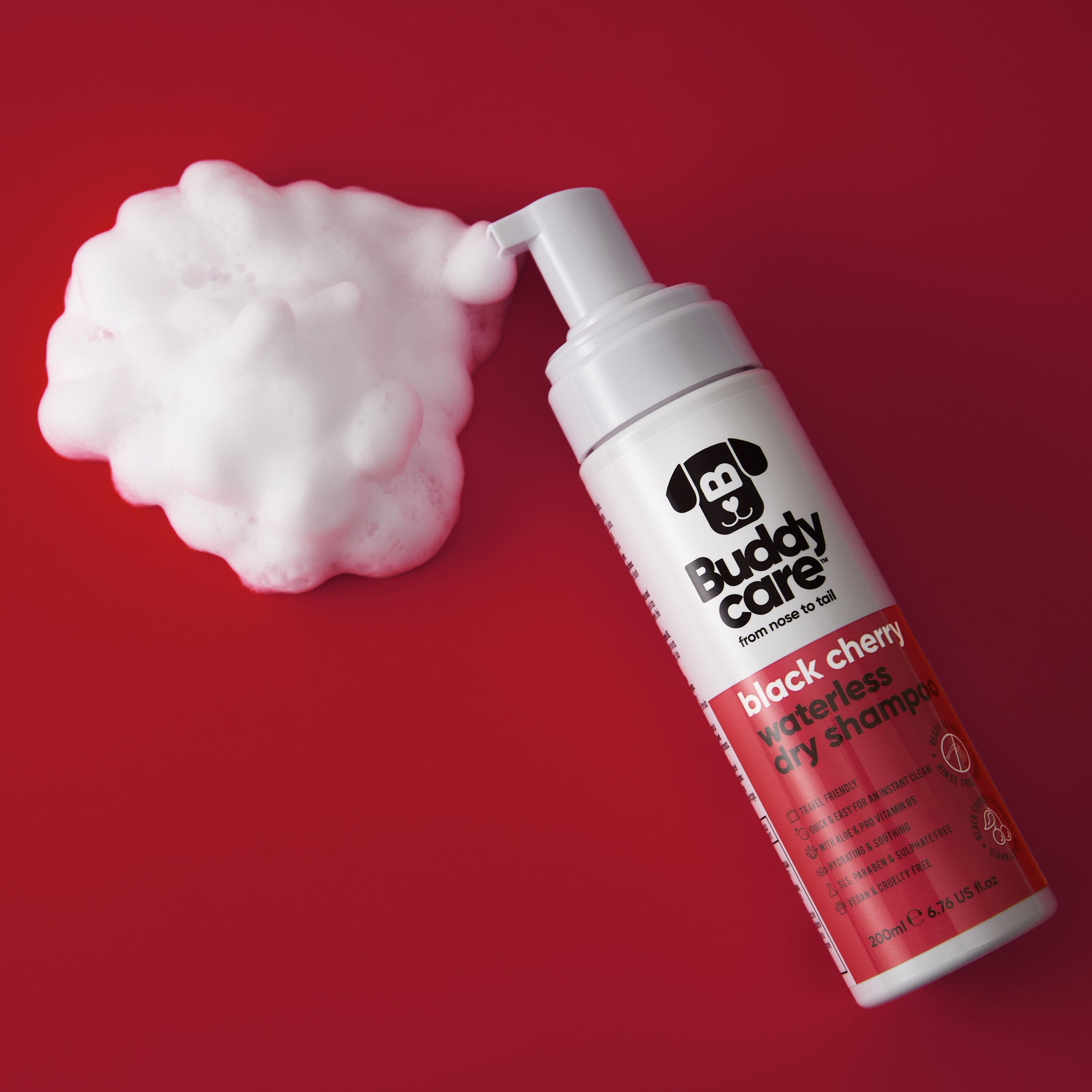 Black Cherry Waterless Dry Dog Shampoo
