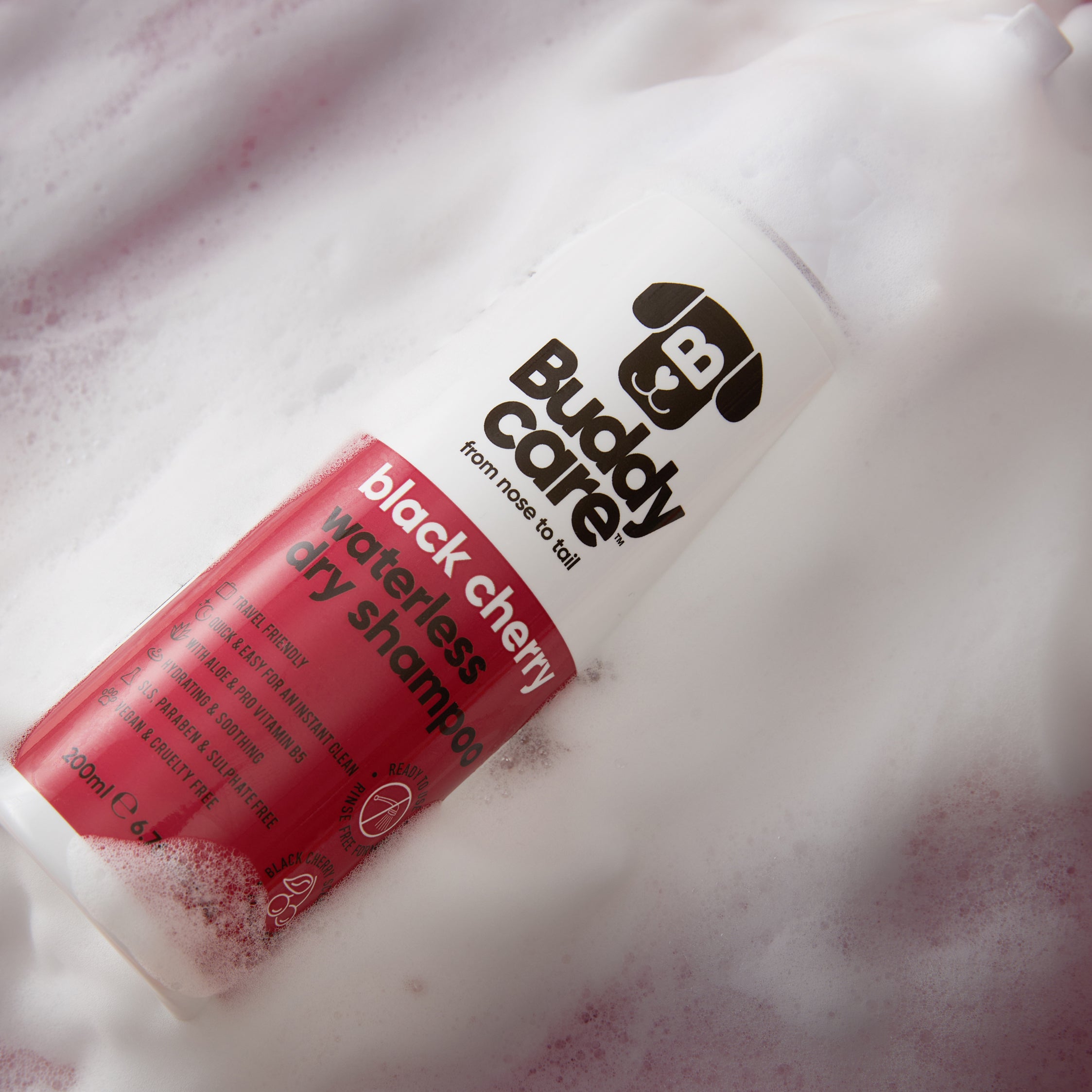Black Cherry Waterless Dry Dog Shampoo
