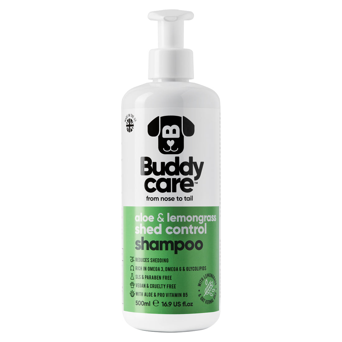 Shed Control Aloe &amp; Lemongrass Dog Shampoo