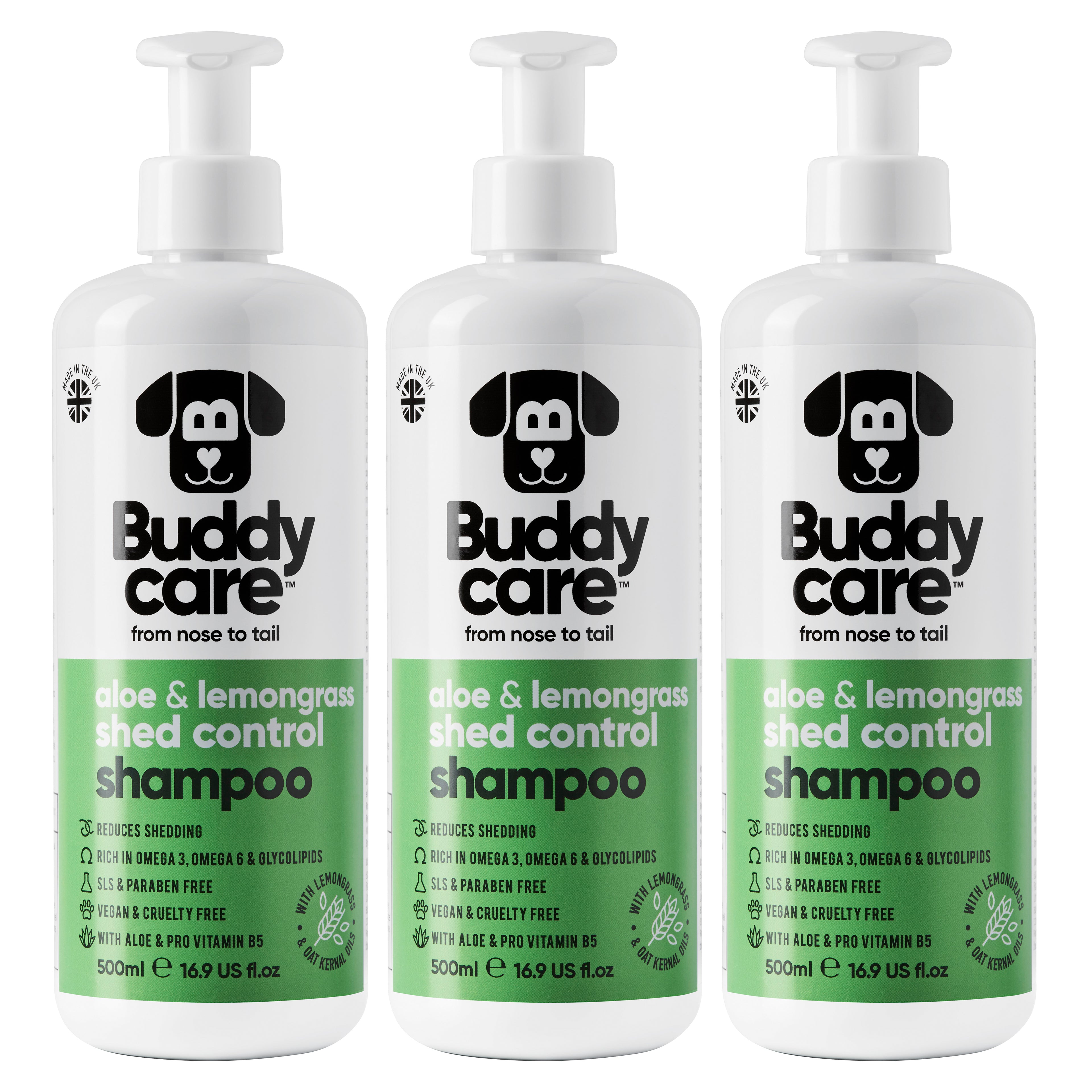 Shed Control Aloe &amp; Lemongrass Dog Shampoo