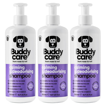 Calming &amp; Deodorising Lavender Dog Shampoo by Buddycare