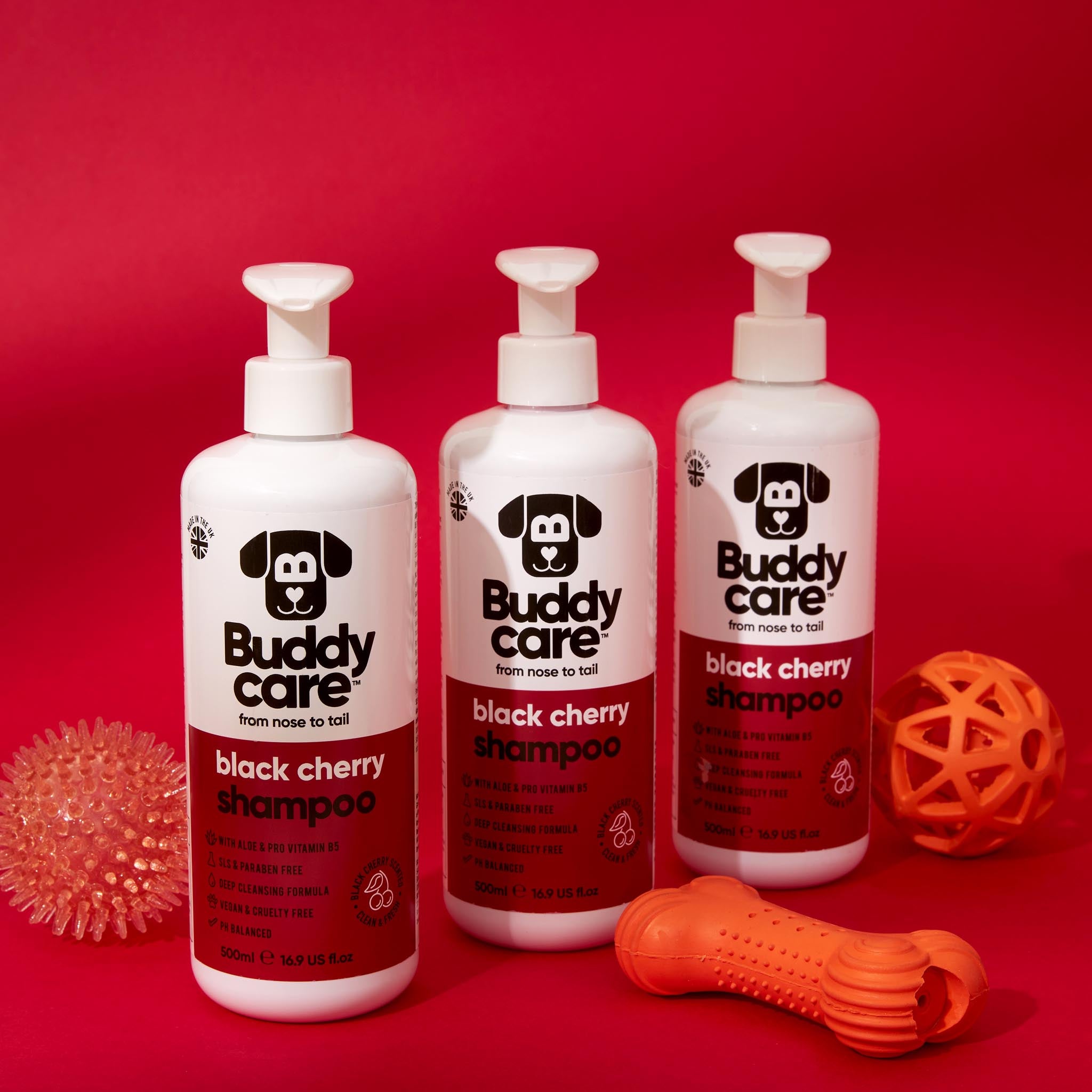 Black Cherry Dog Shampoo by Buddycare