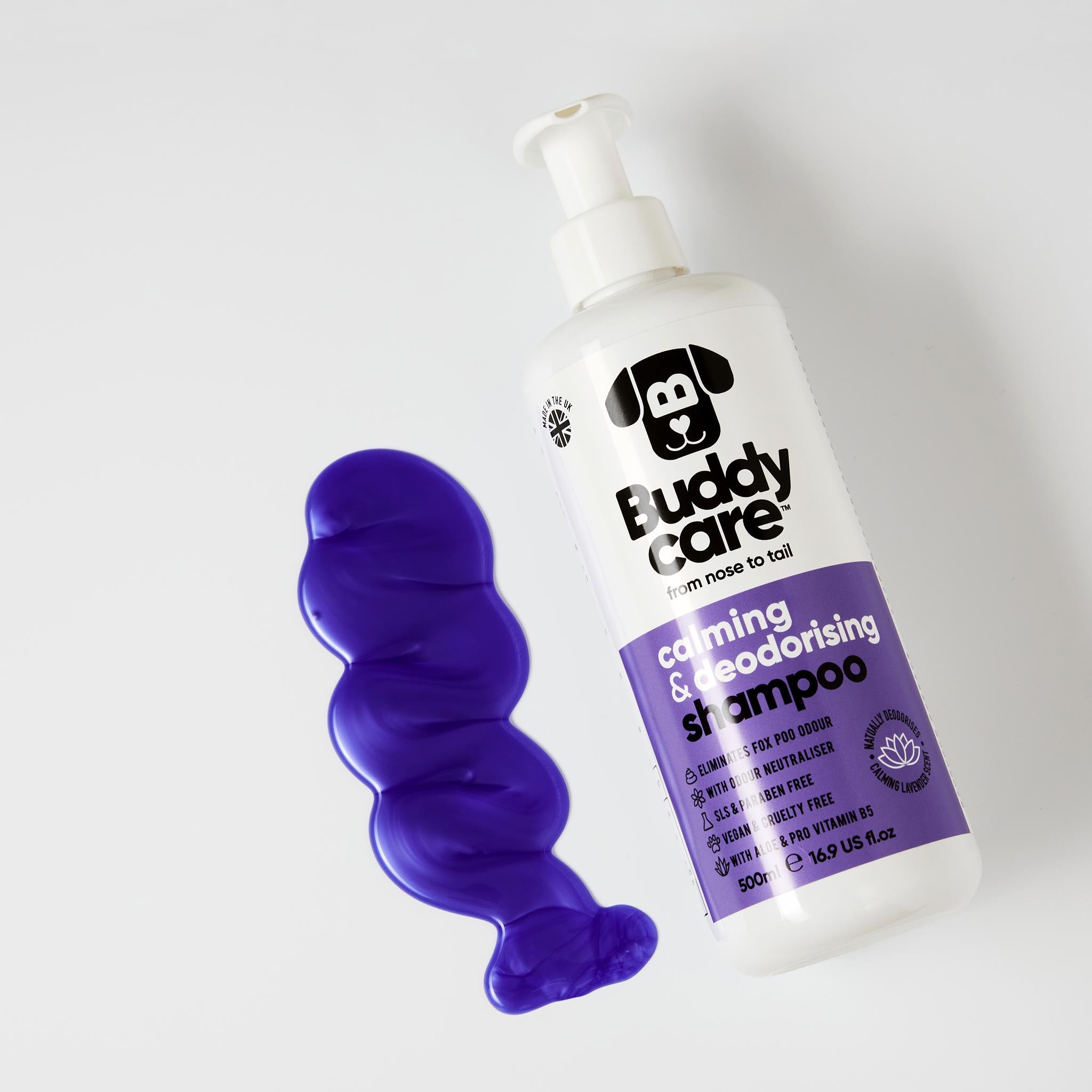 Calming & Deodorising Lavender Dog Shampoo by Buddycare