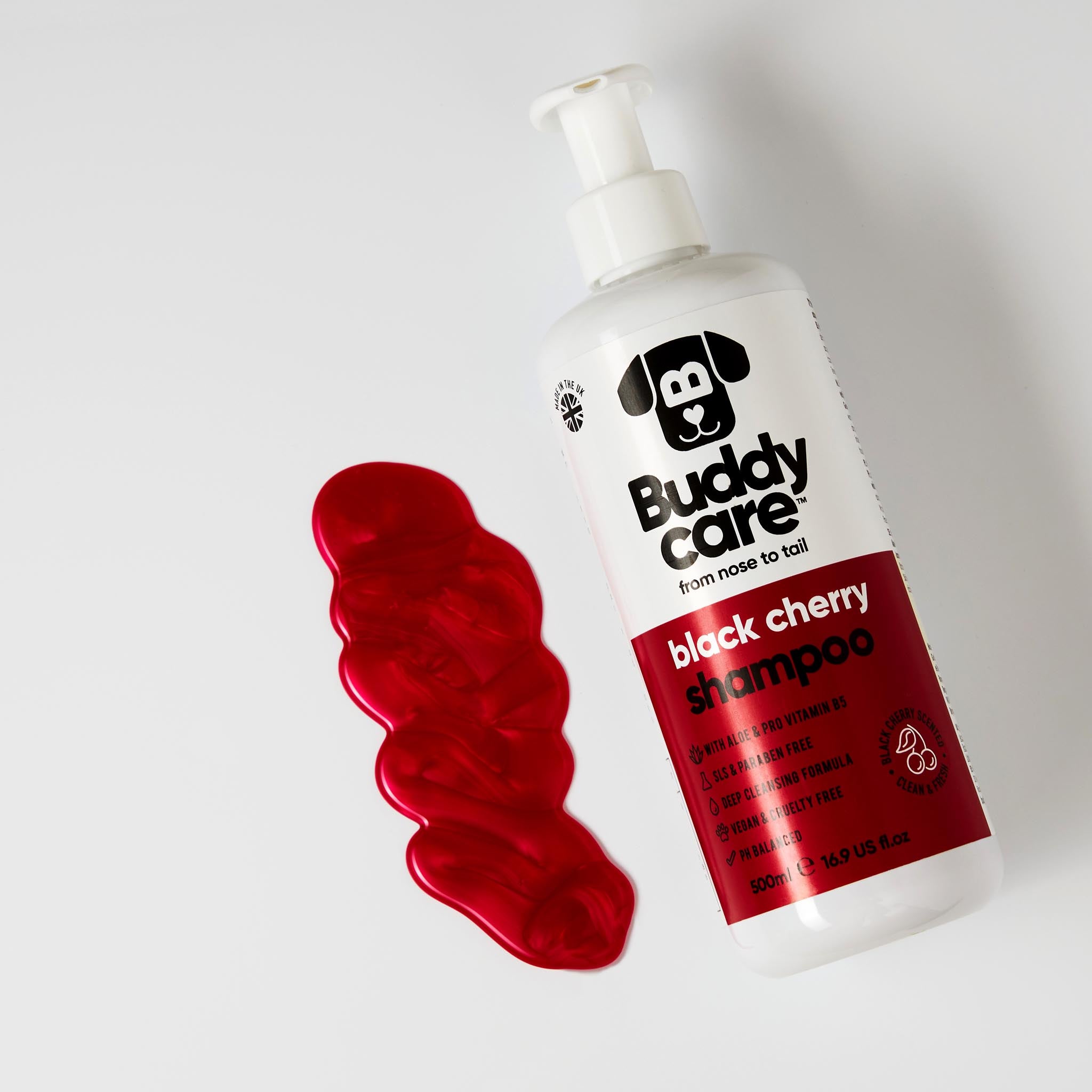 Black Cherry Dog Shampoo by Buddycare