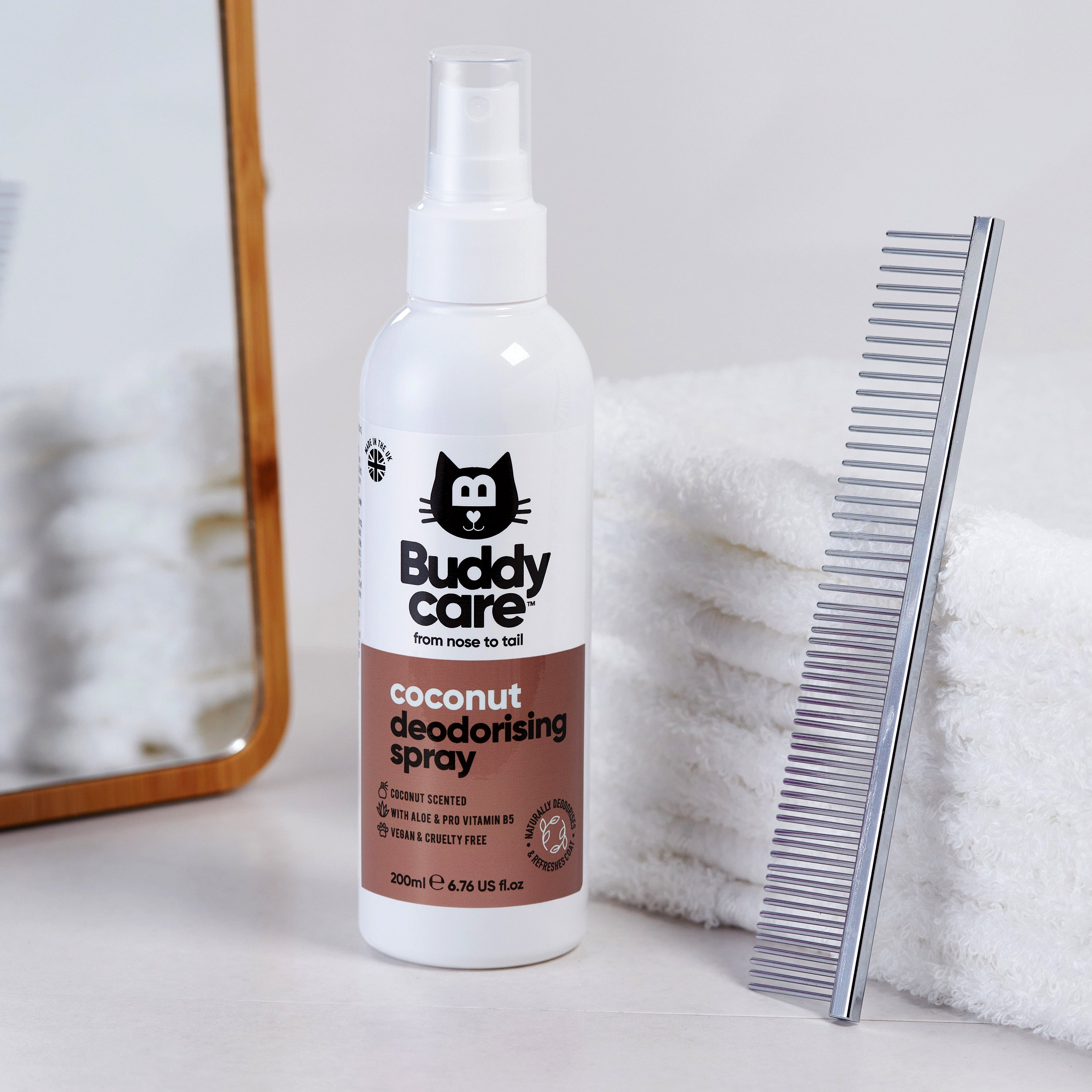 Coconut Cat Deodorising Spray by Buddycare