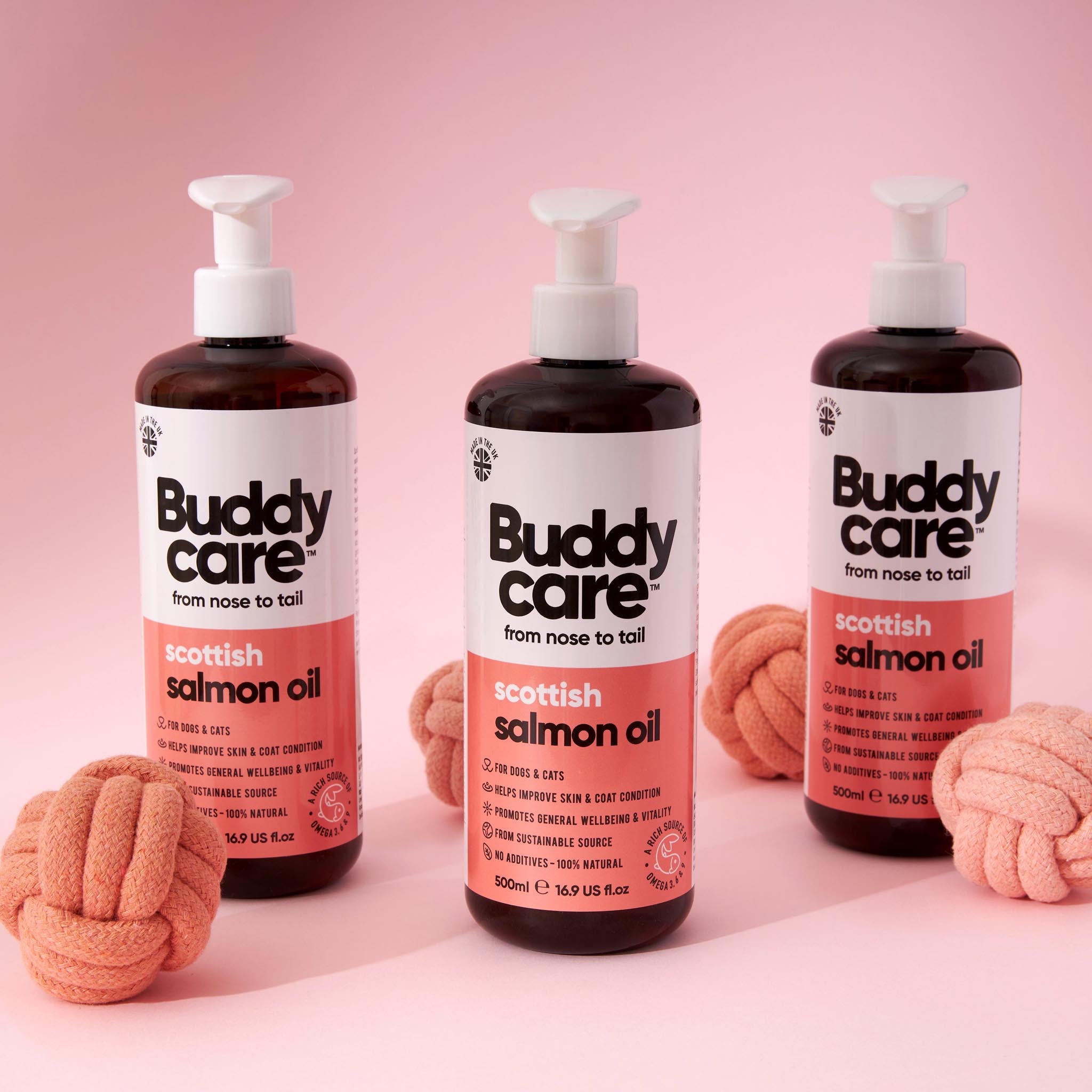 Scottish Salmon Oil for Dogs & Cats by Buddycare