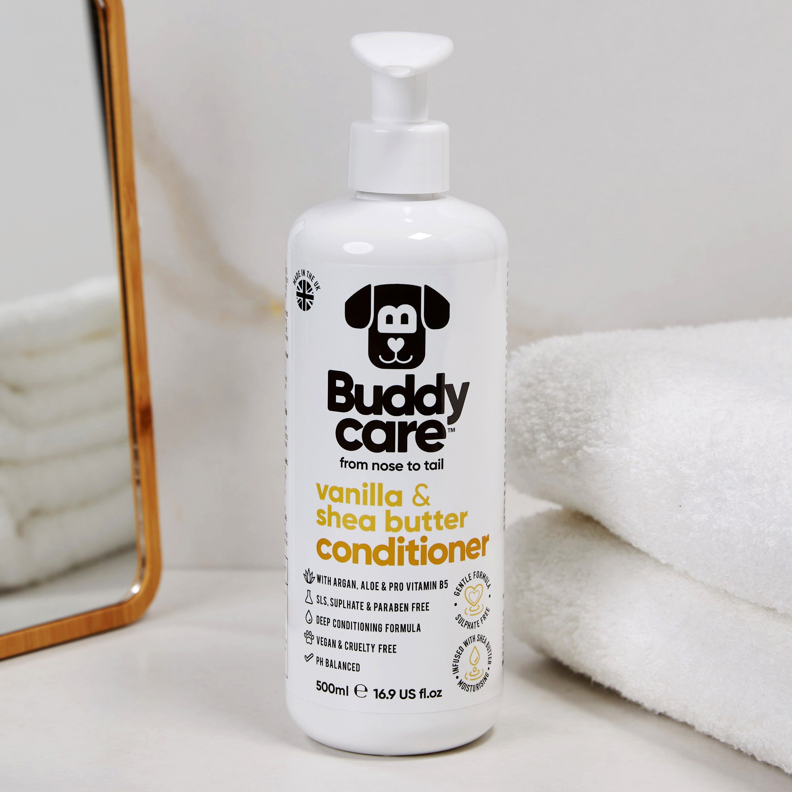 Vanilla & Shea Butter Dog Conditioner by Buddycare