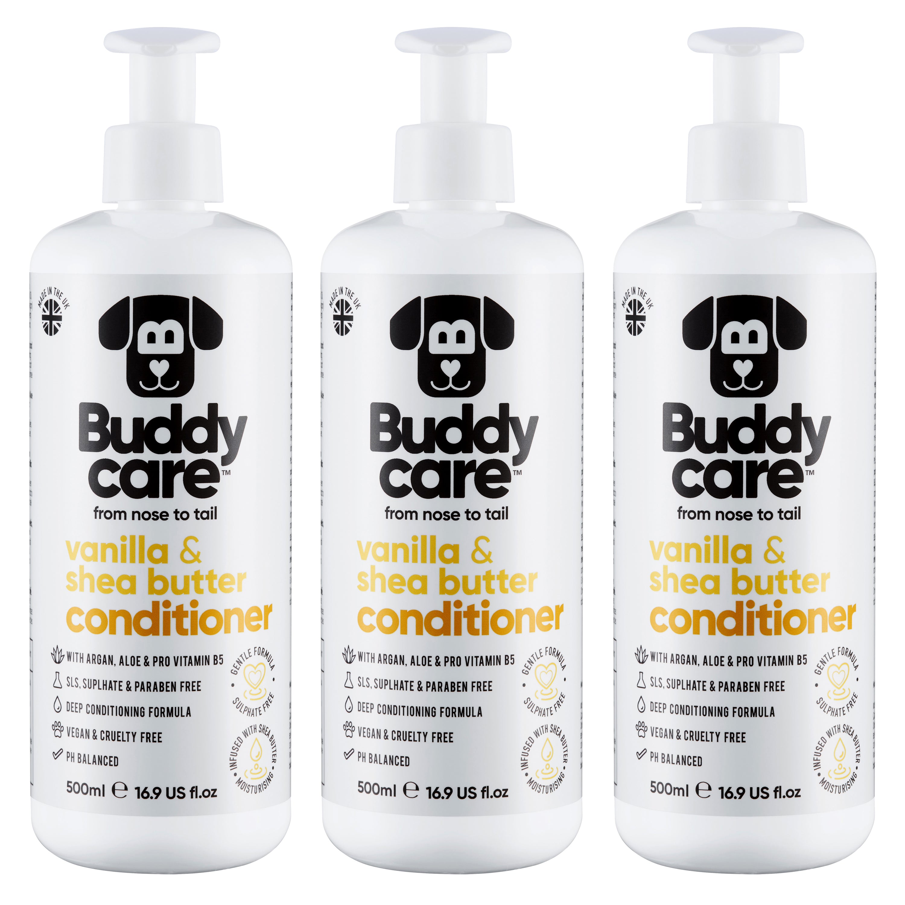 Vanilla & Shea Butter Dog Conditioner by Buddycare