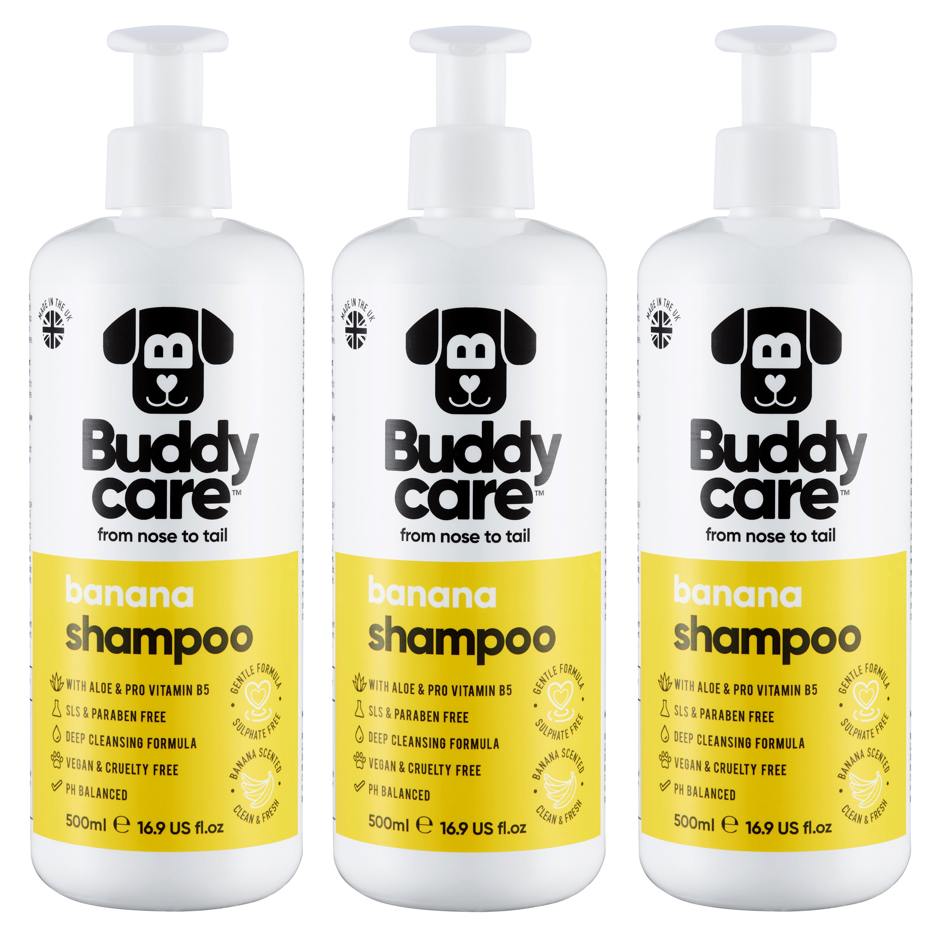 Banana Dog Shampoo by Buddycare
