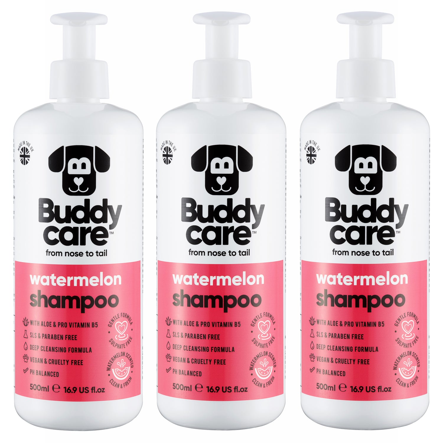 Watermelon Dog Shampoo by Buddycare