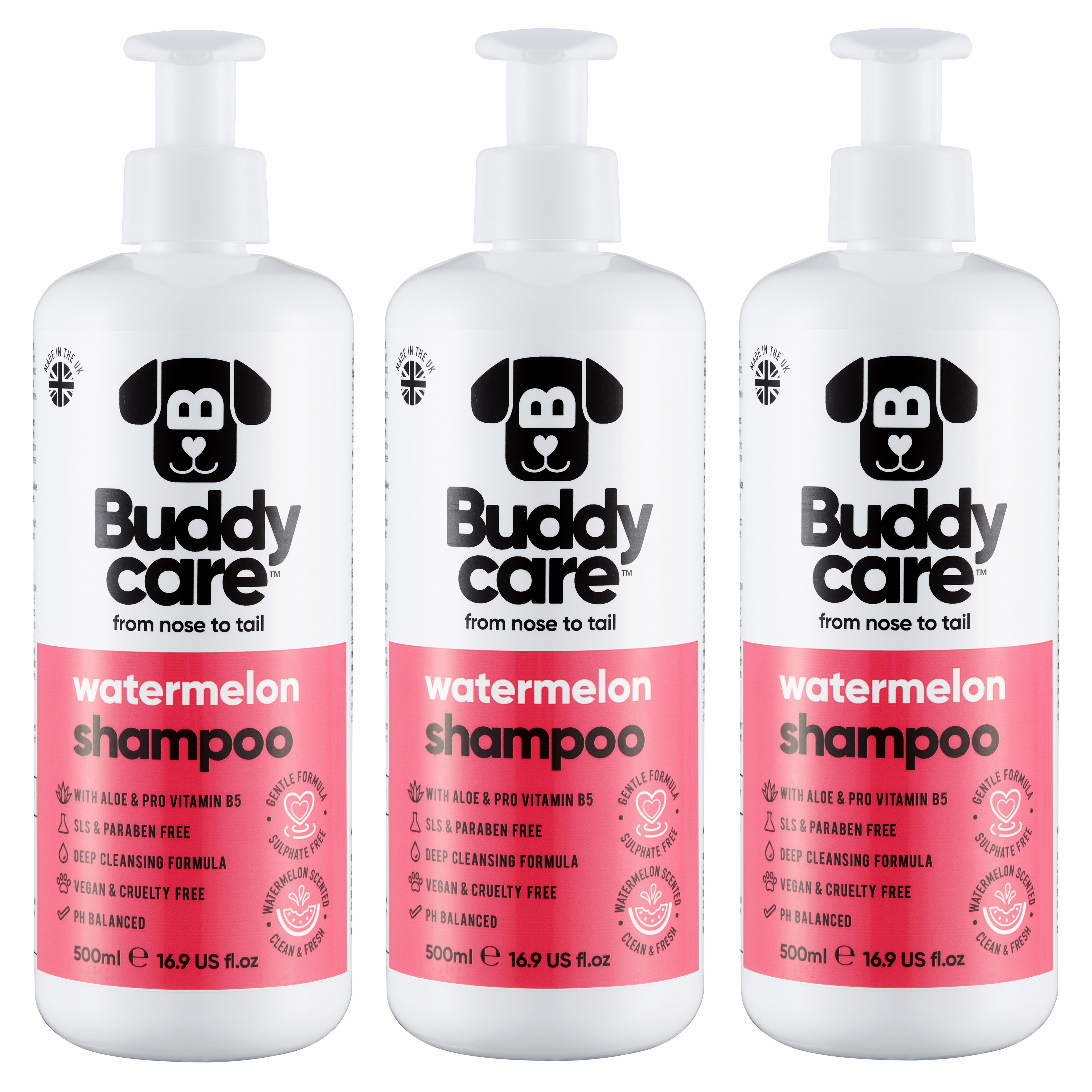 Watermelon Dog Shampoo by Buddycare