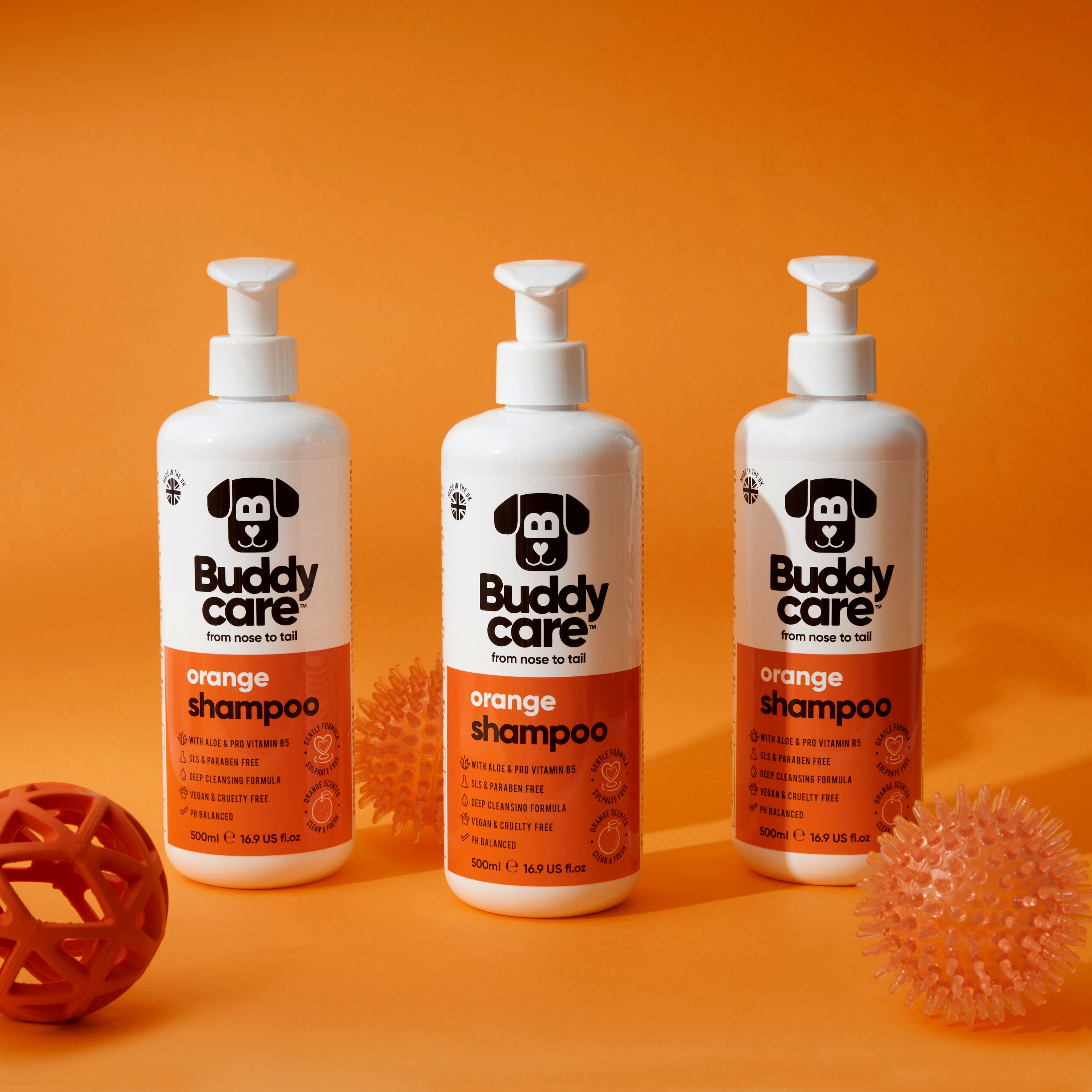 Orange Dog Shampoo by Buddycare