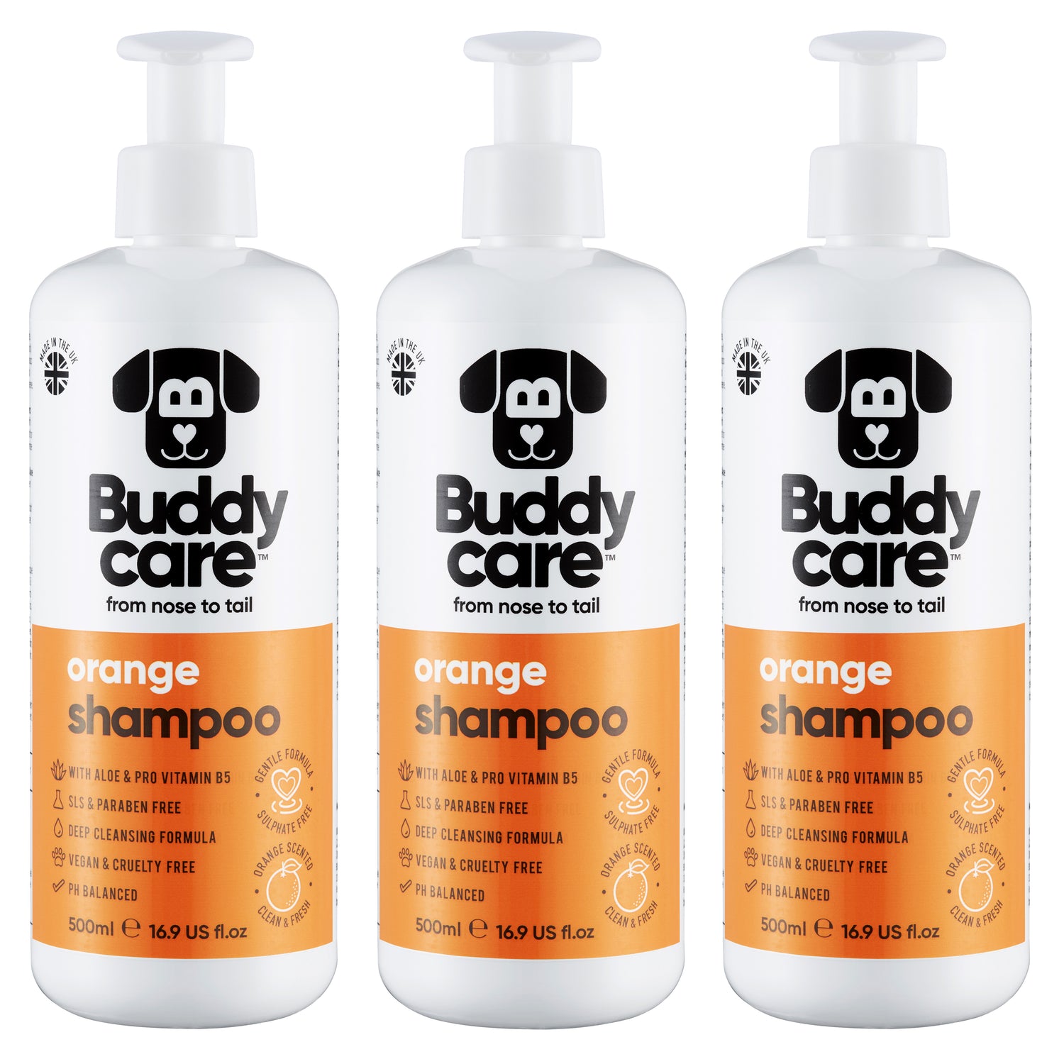 Orange Dog Shampoo by Buddycare