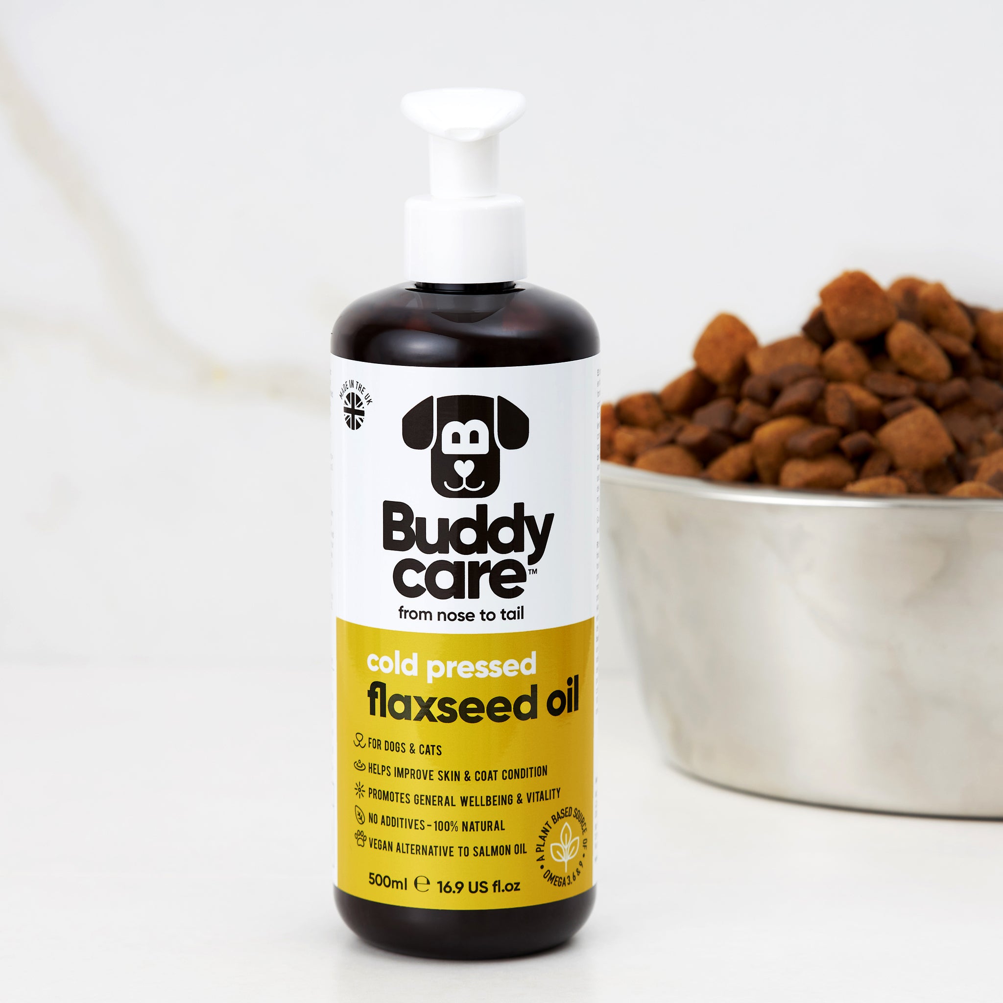 Flaxseed Oil for Dogs Cats by Buddycare