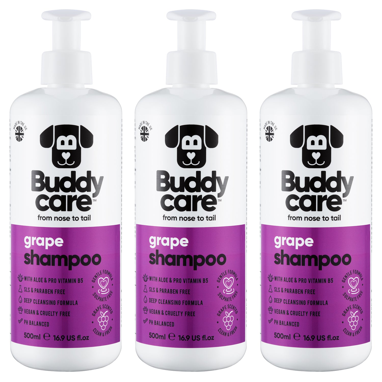 Grape Dog Shampoo by Buddycare