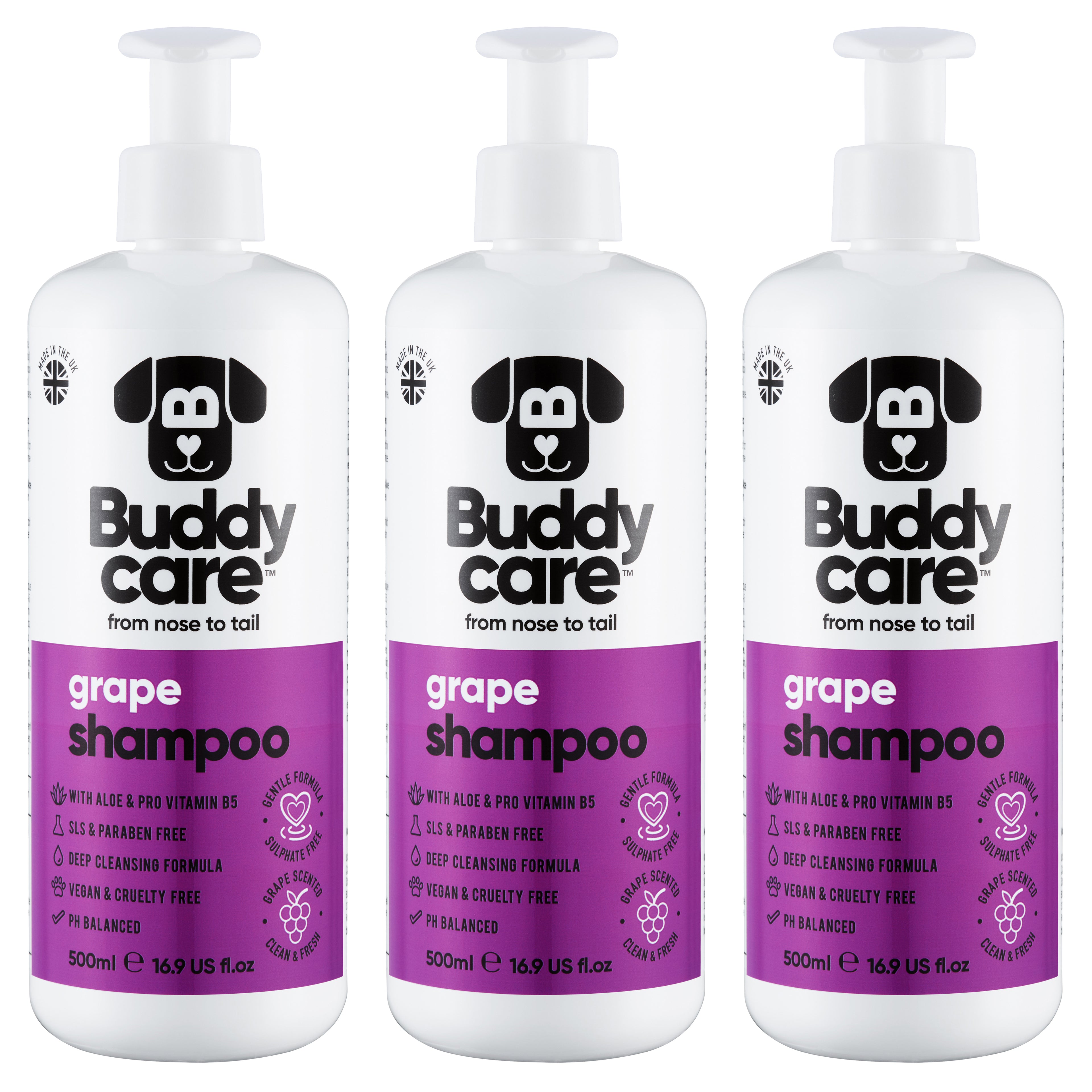 Grape Dog Shampoo by Buddycare