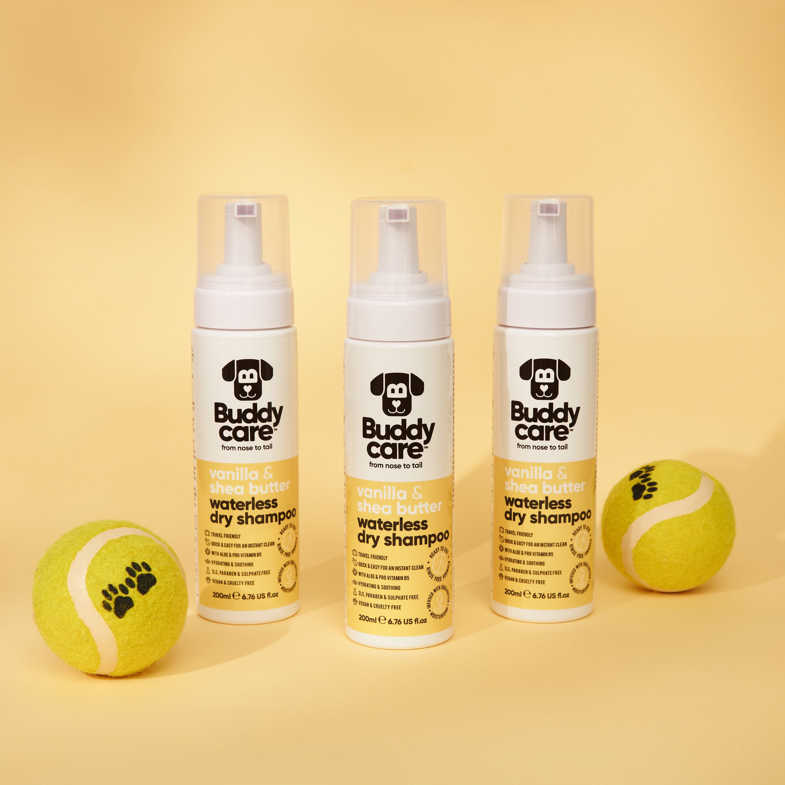 Vanilla & Shea Butter Waterless Dry Dog Shampoo