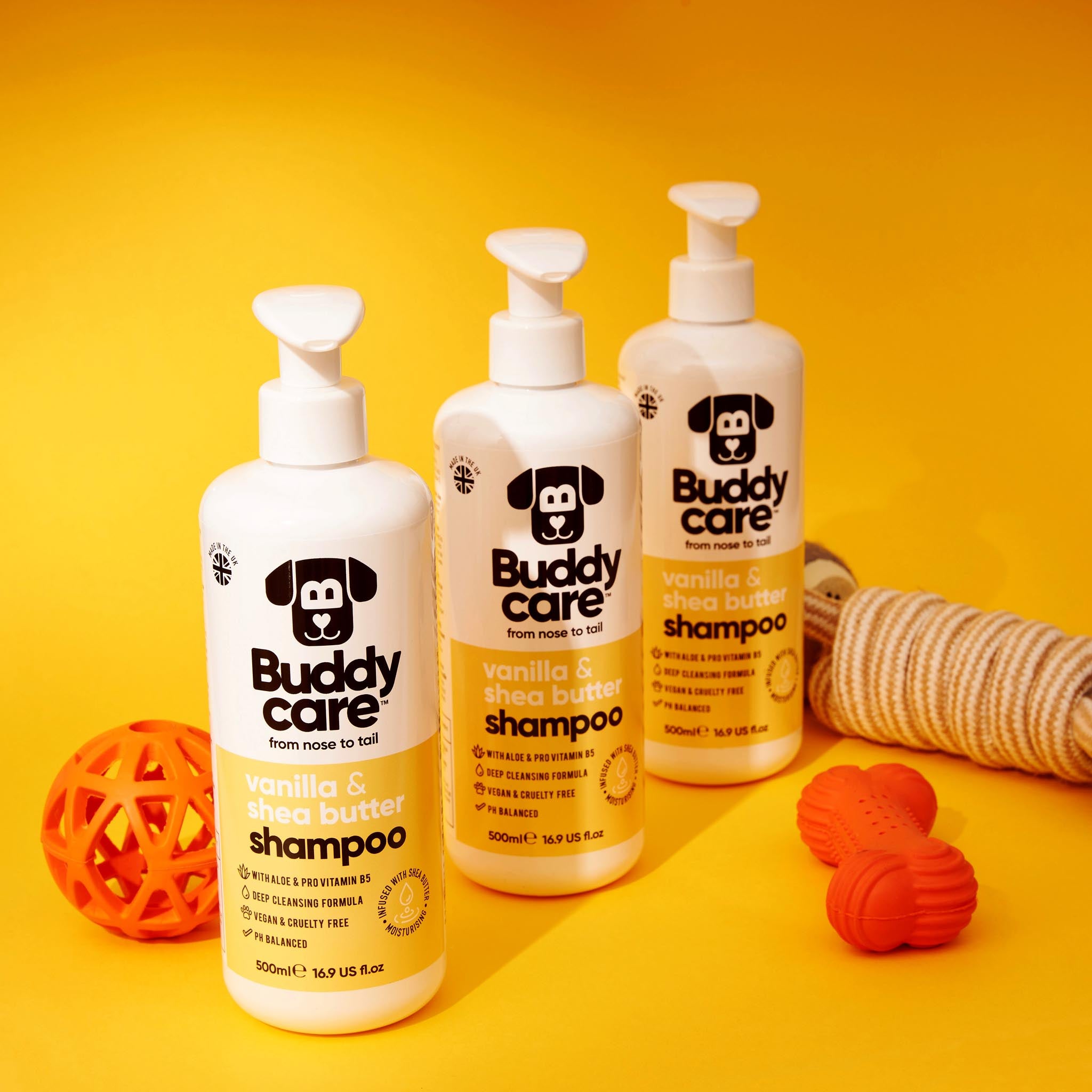 Vanilla & Shea Butter Dog Shampoo by Buddycare
