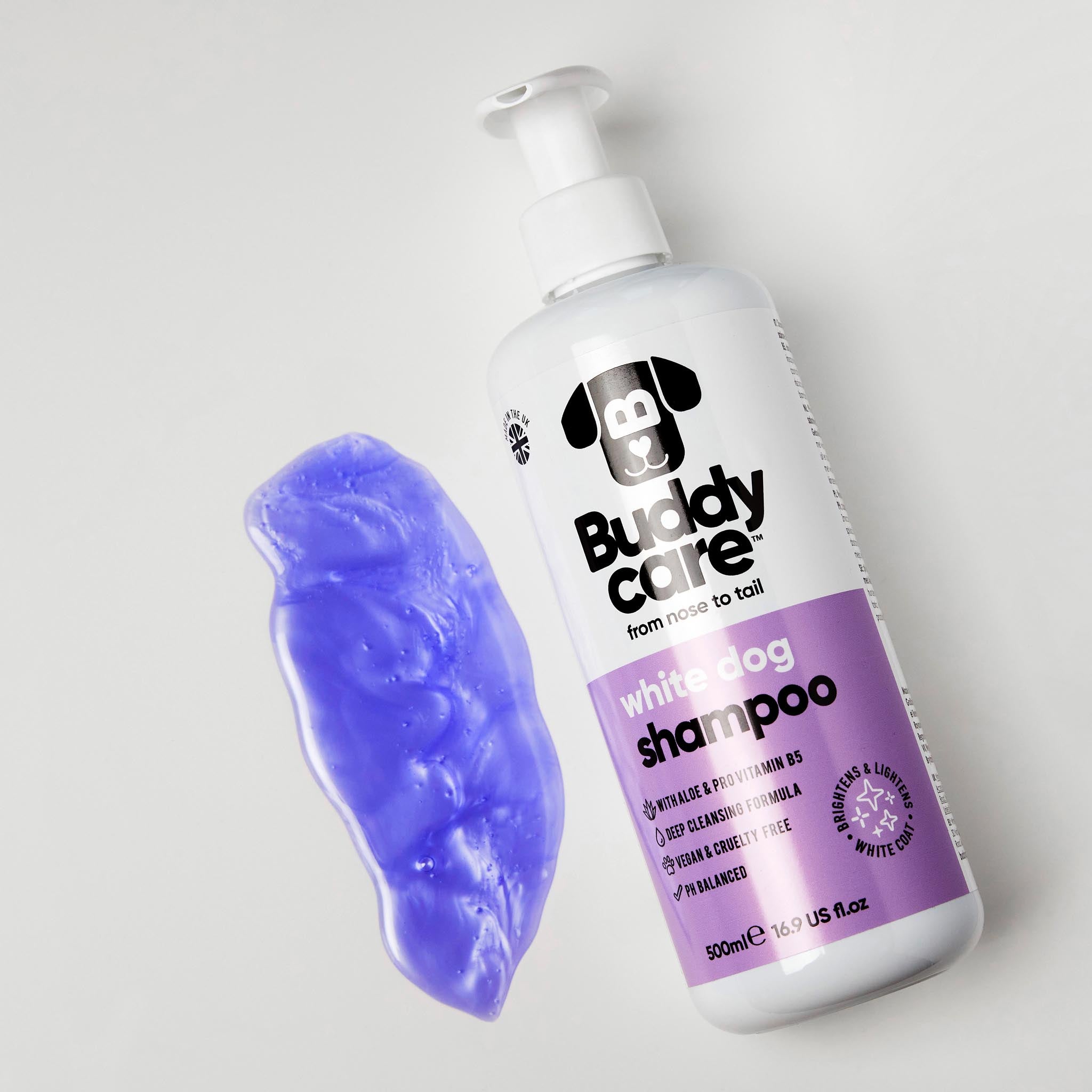 White Dog Shampoo by Buddycare
