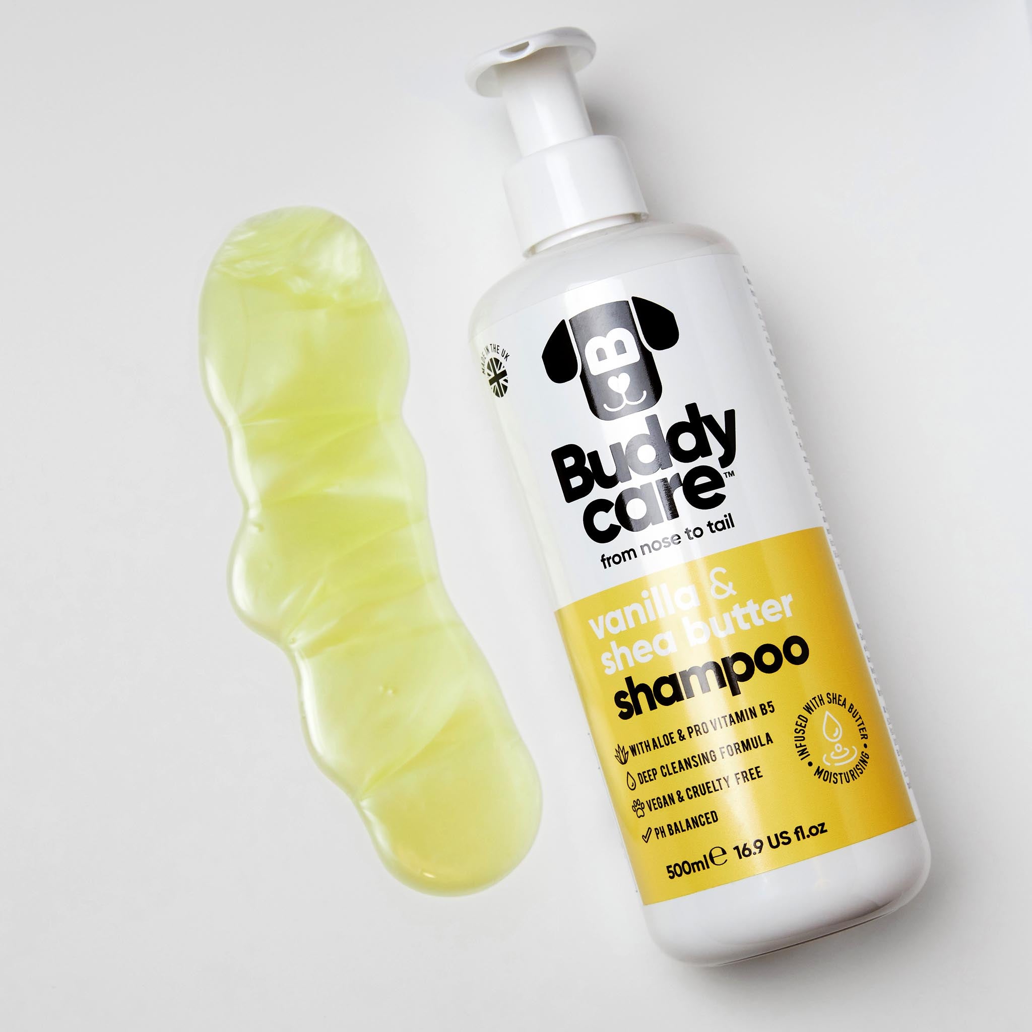Vanilla & Shea Butter Dog Shampoo by Buddycare