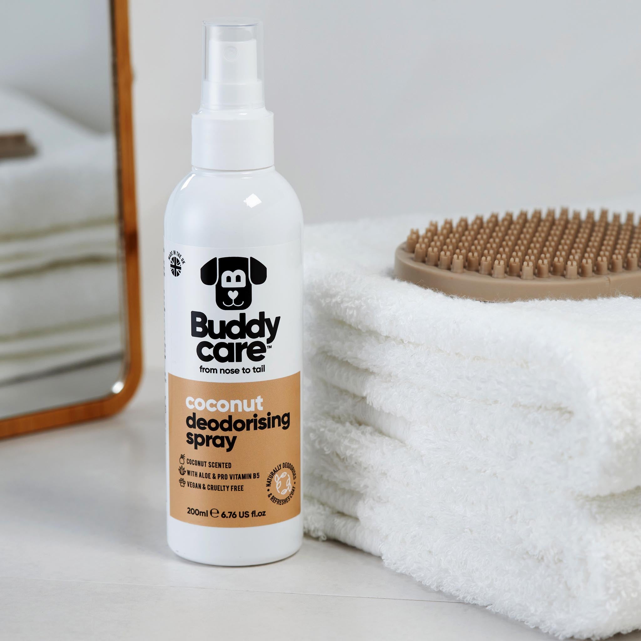 Coconut Dog Deodorising Spray by Buddycare