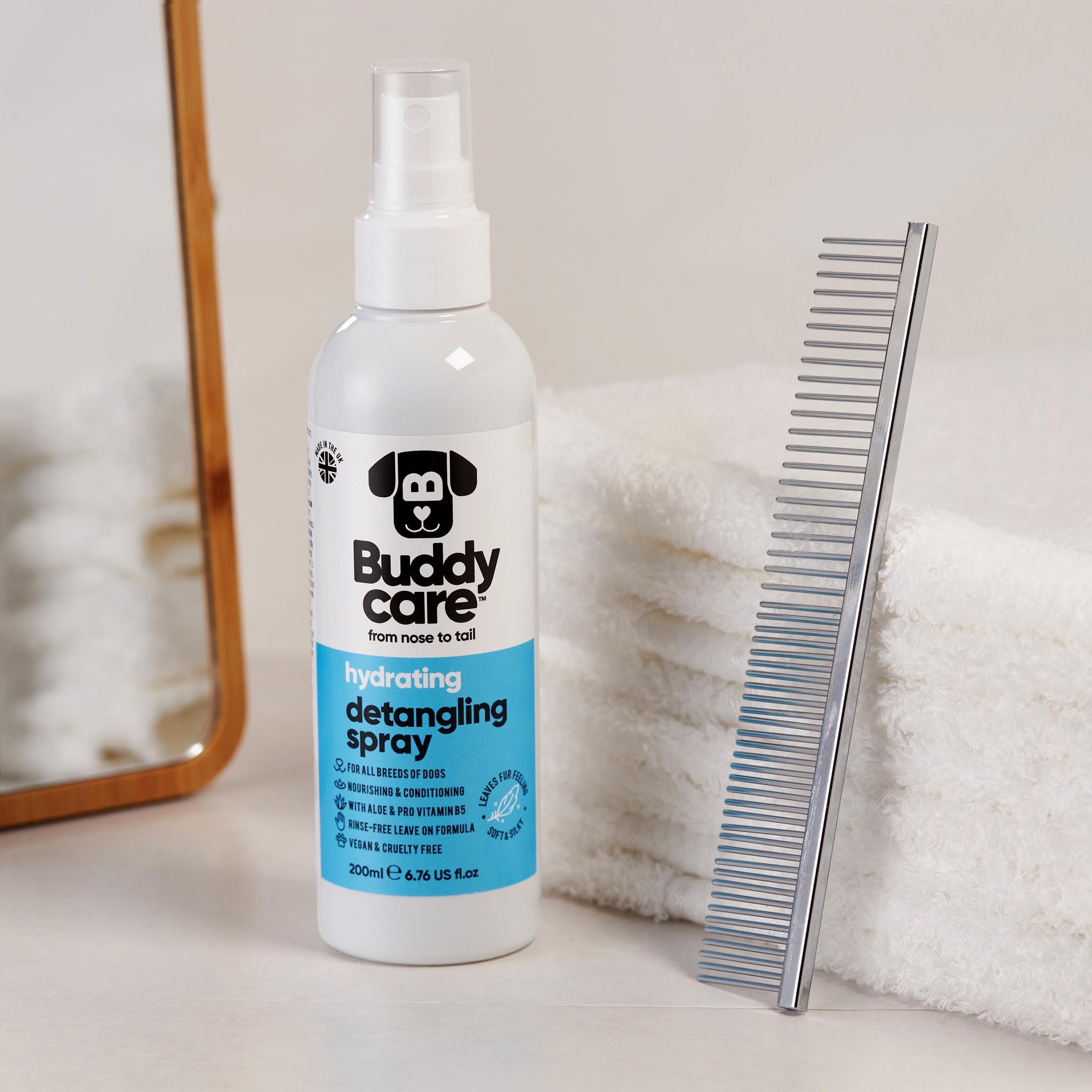 Dog Hydrating Detangling Spray by Buddycare