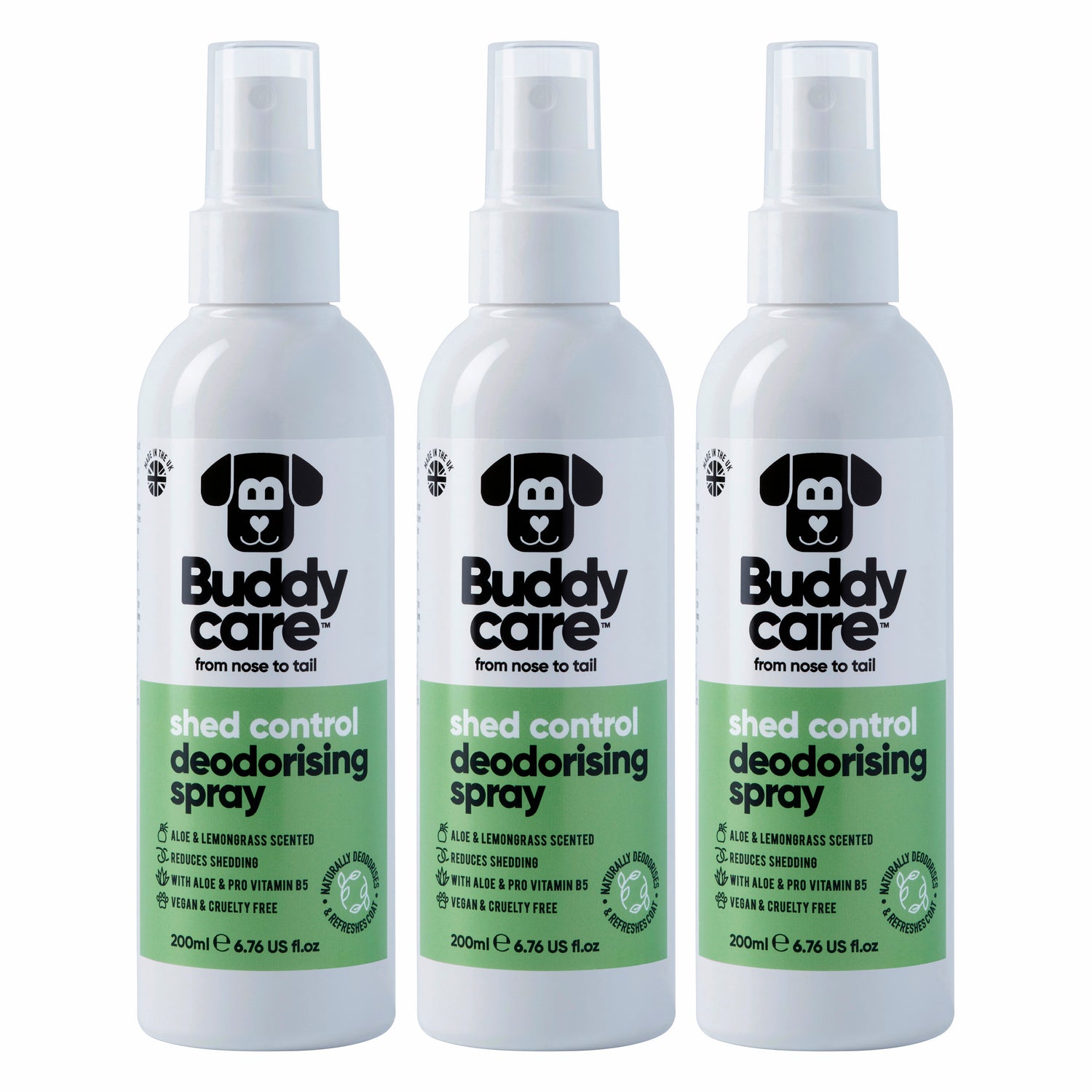 Shed Control Aloe &amp; Lemongrass Dog Deodorising Spray