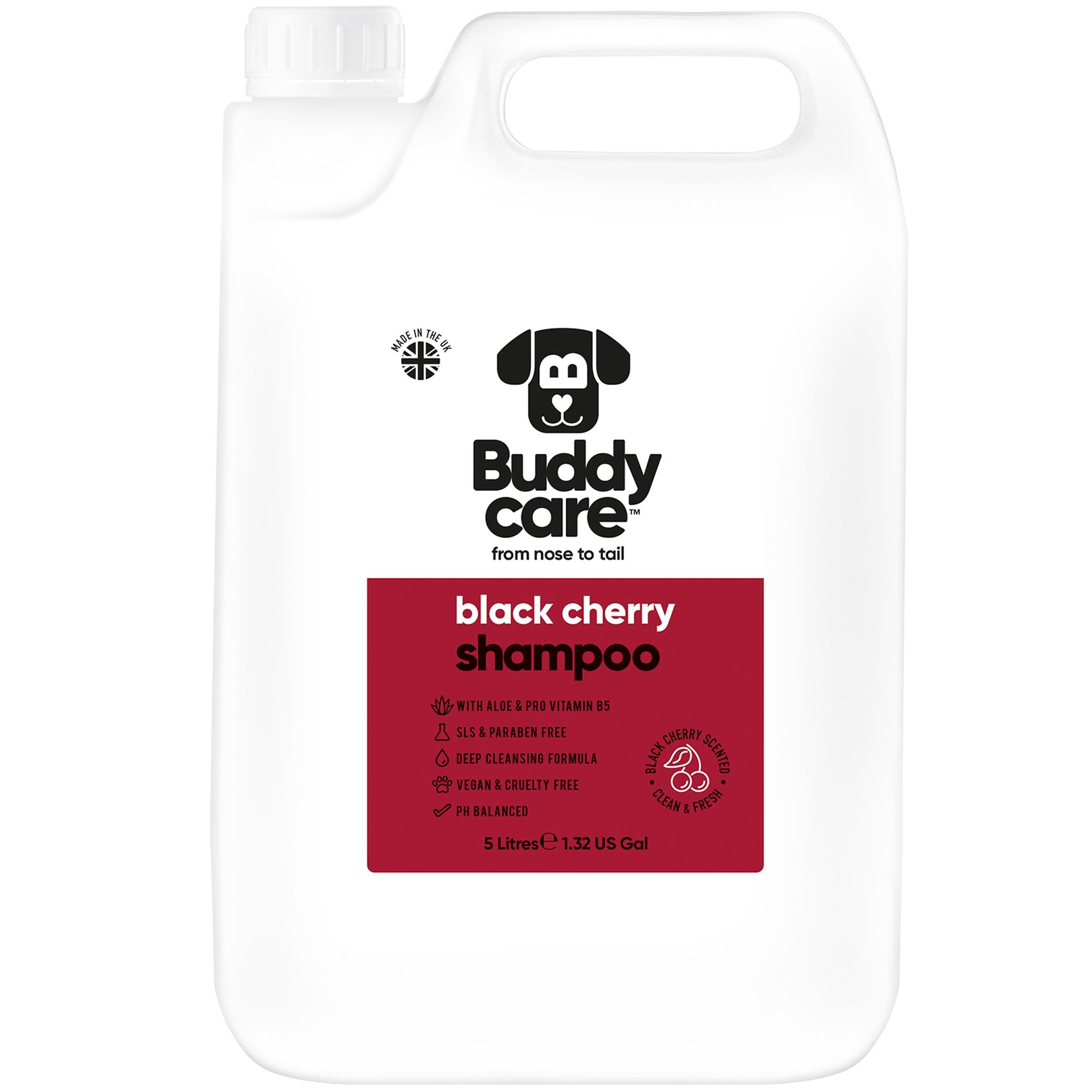 Black Cherry Dog Shampoo by Buddycare