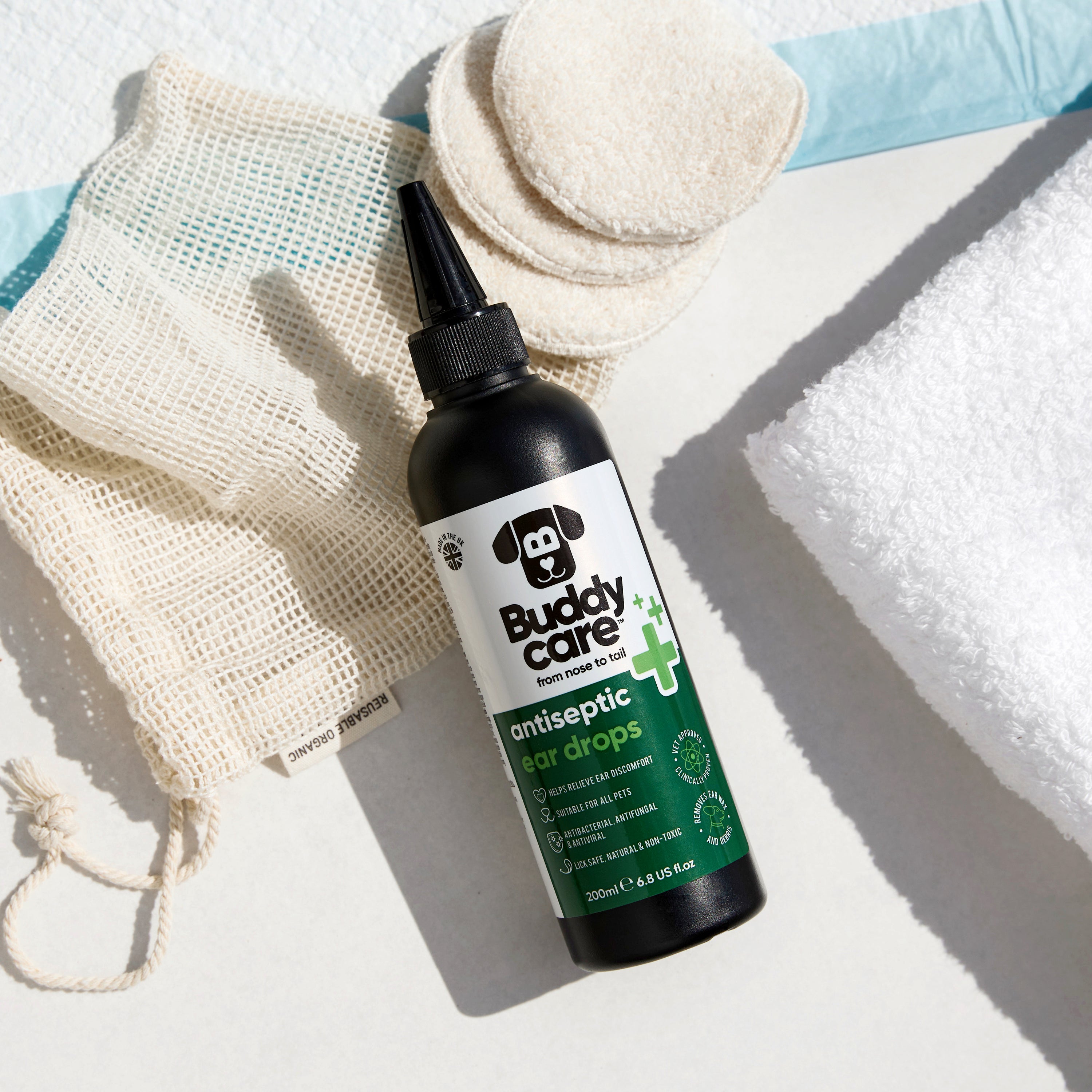 Pet Antiseptic Ear Drops by Buddycare